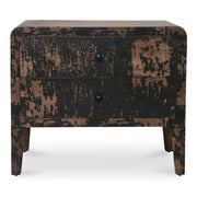 Moes Iris Nightstand Distressed Black PP-1022-02