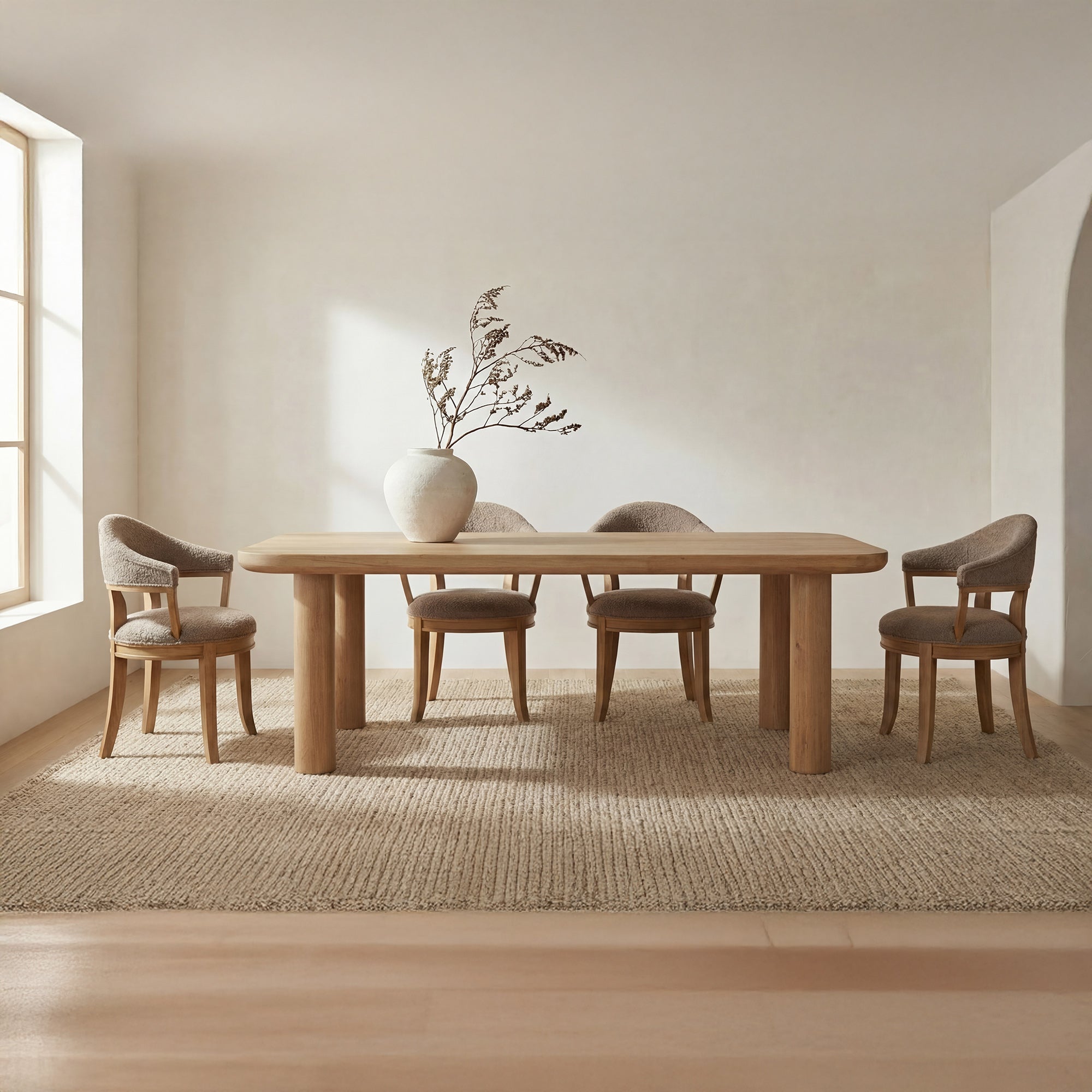 Moes Anders Dining Table Large Natural PP-1023-24-0