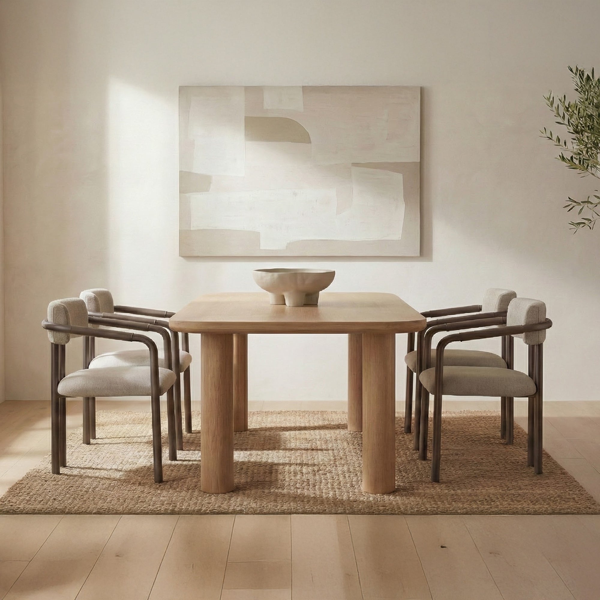 Moes Anders Dining Table Small Natural PP-1024-24-0