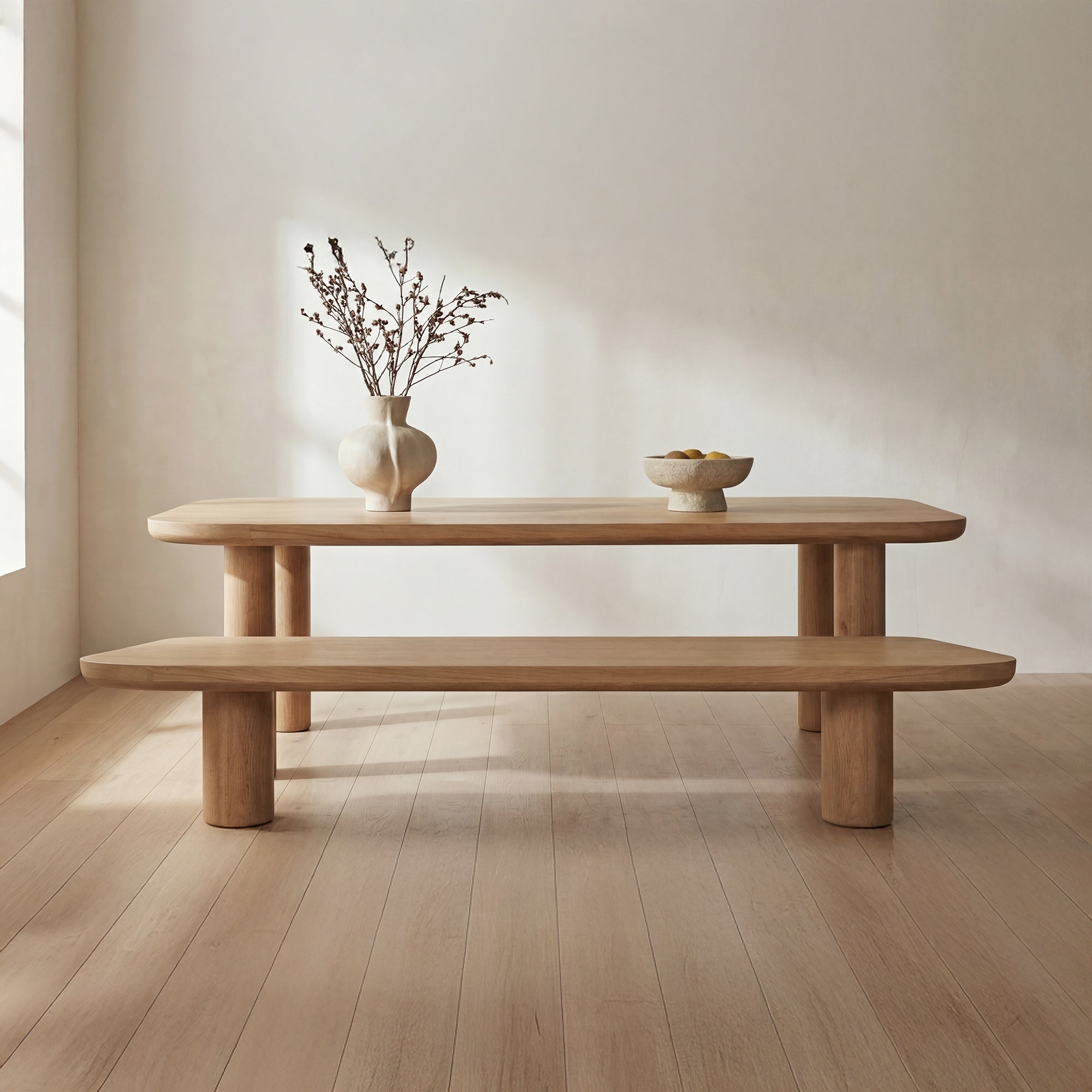Moes Anders Dining Bench Small Natural PP-1025-24-0