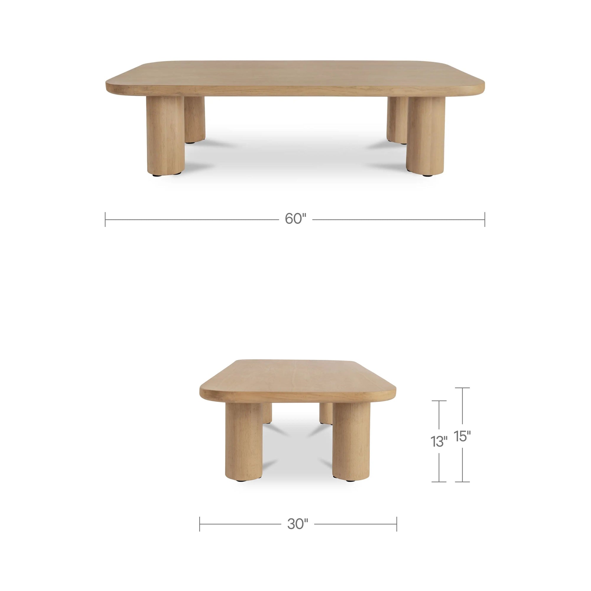 Moes Anders Coffee Table Natural PP-1027-24-0