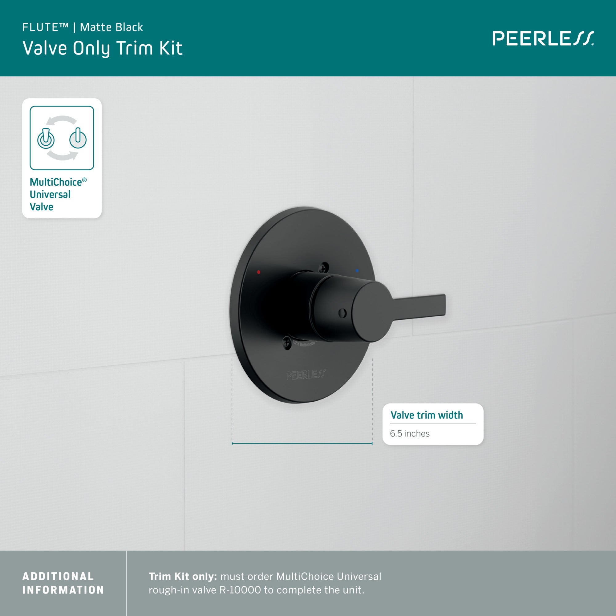 Peerless Flute™ Valve Only Trim Kit