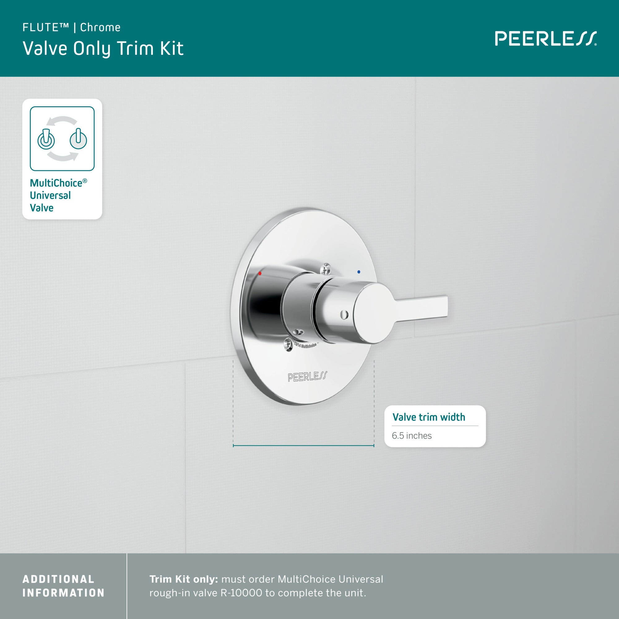 Peerless Flute™ Valve Only Trim Kit