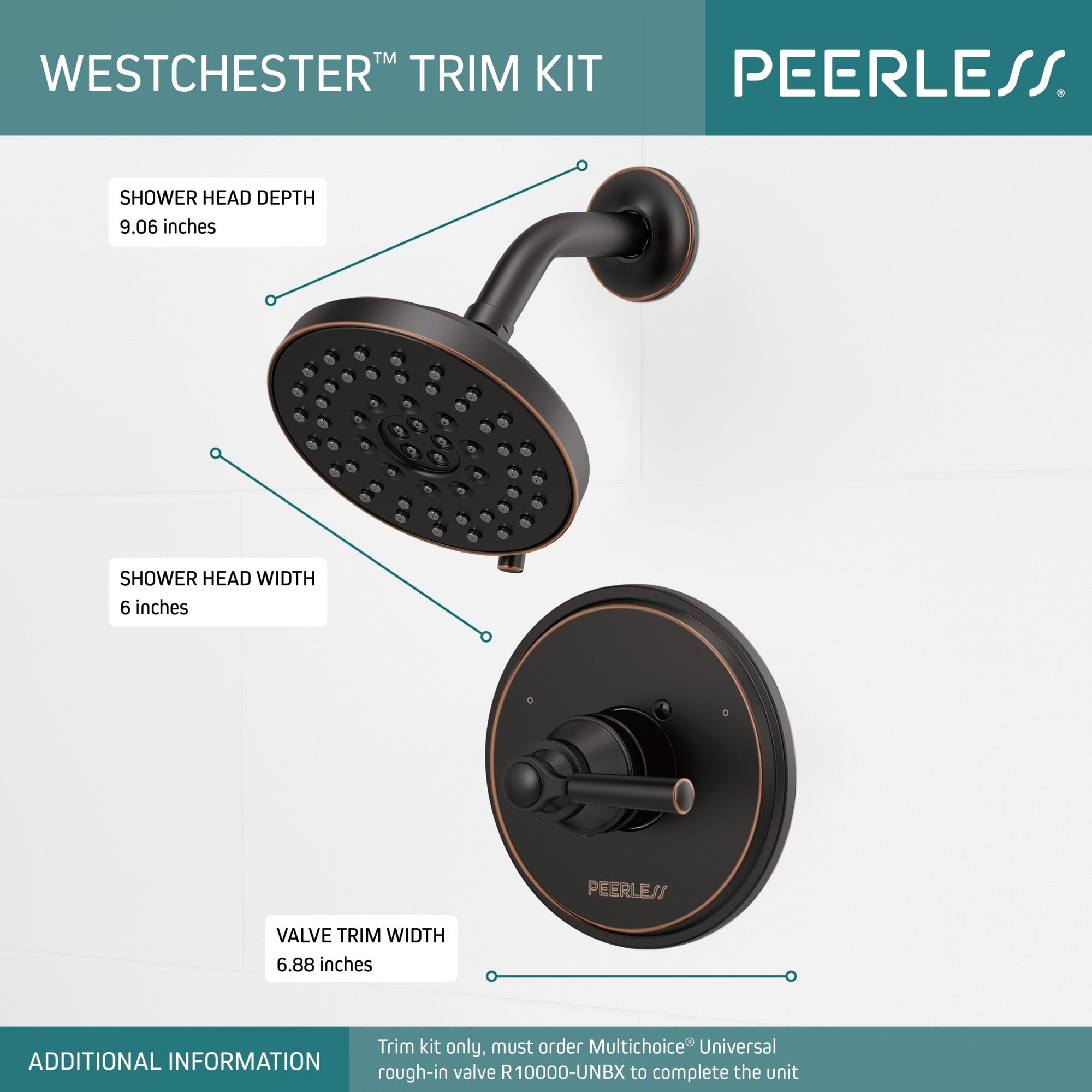 Peerless Westchester® Shower Only Trim 14S
