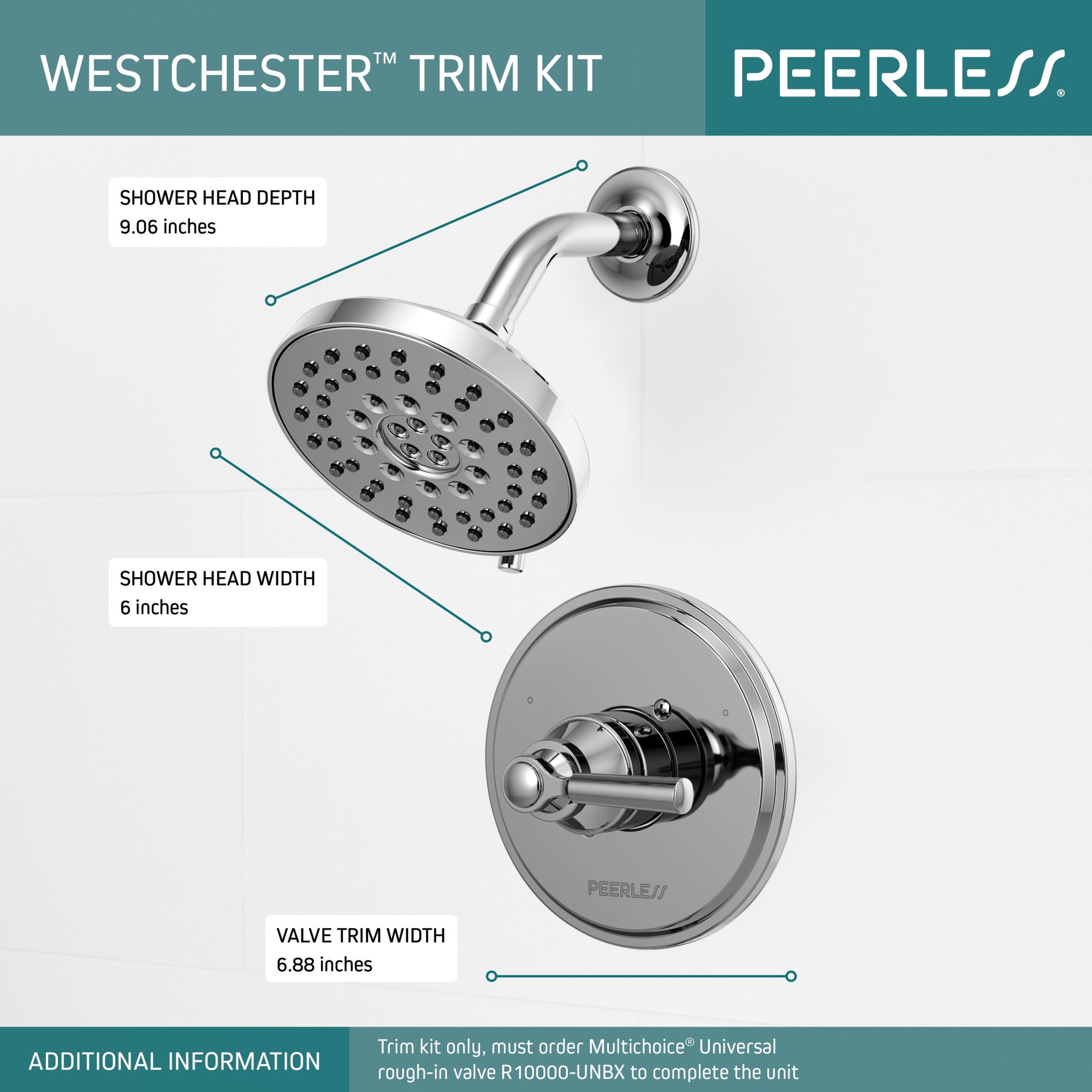 Peerless Westchester® Shower Only Trim 14S
