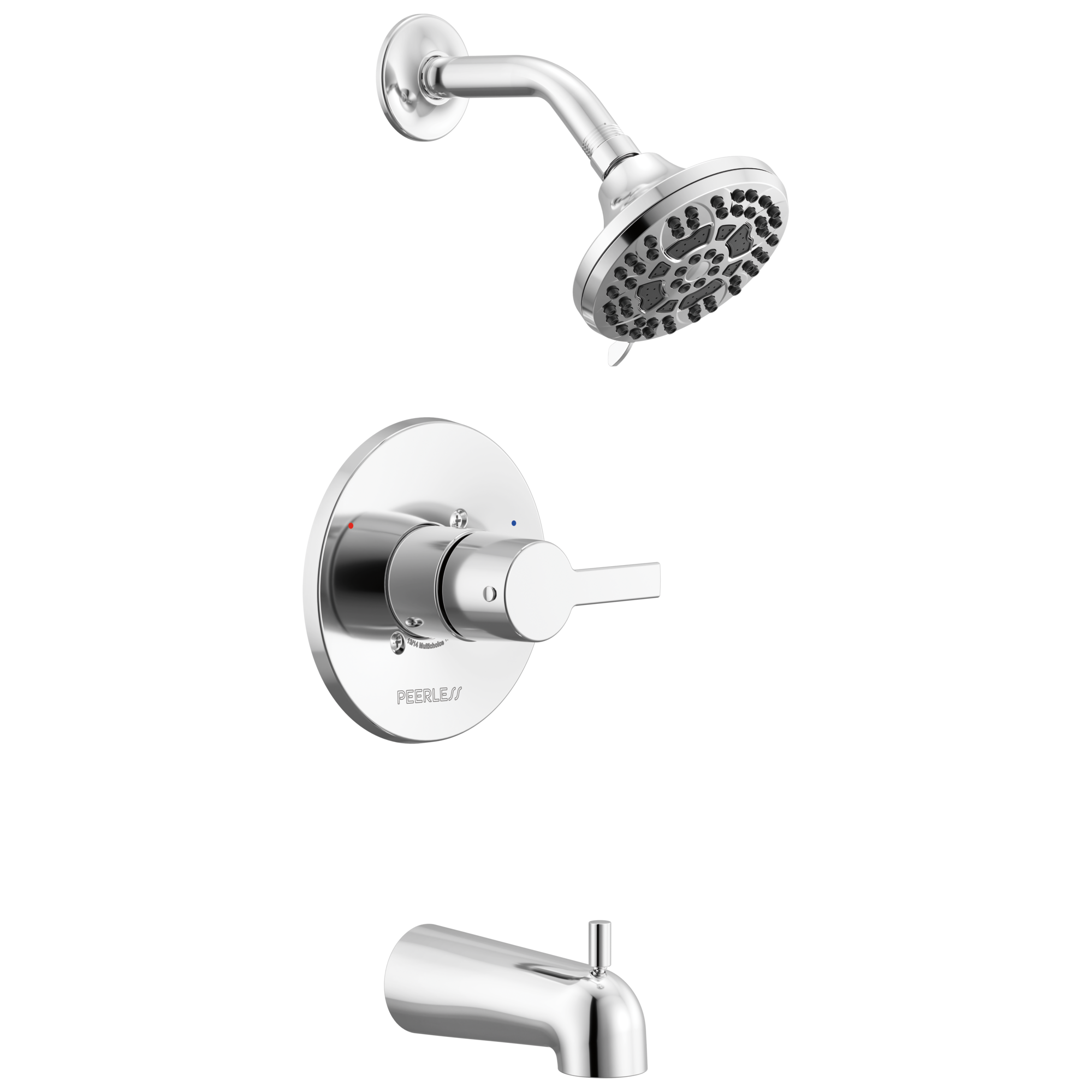 Peerless Flute™ Tub and Shower Trim Kit