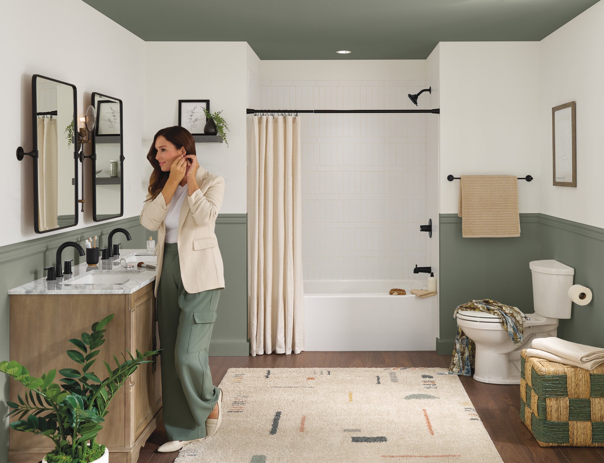 Peerless Flute™ Tub and Shower Trim Kit