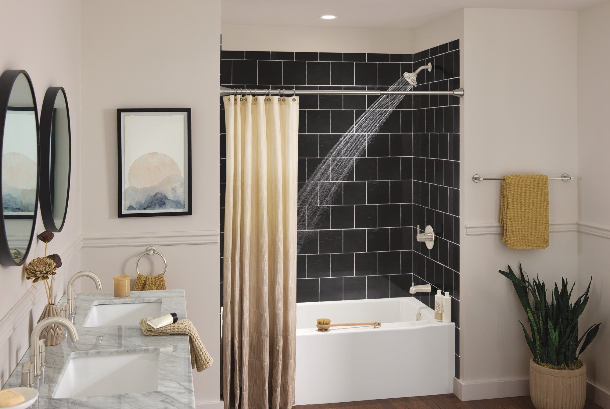Peerless Flute™ Tub and Shower Trim Kit
