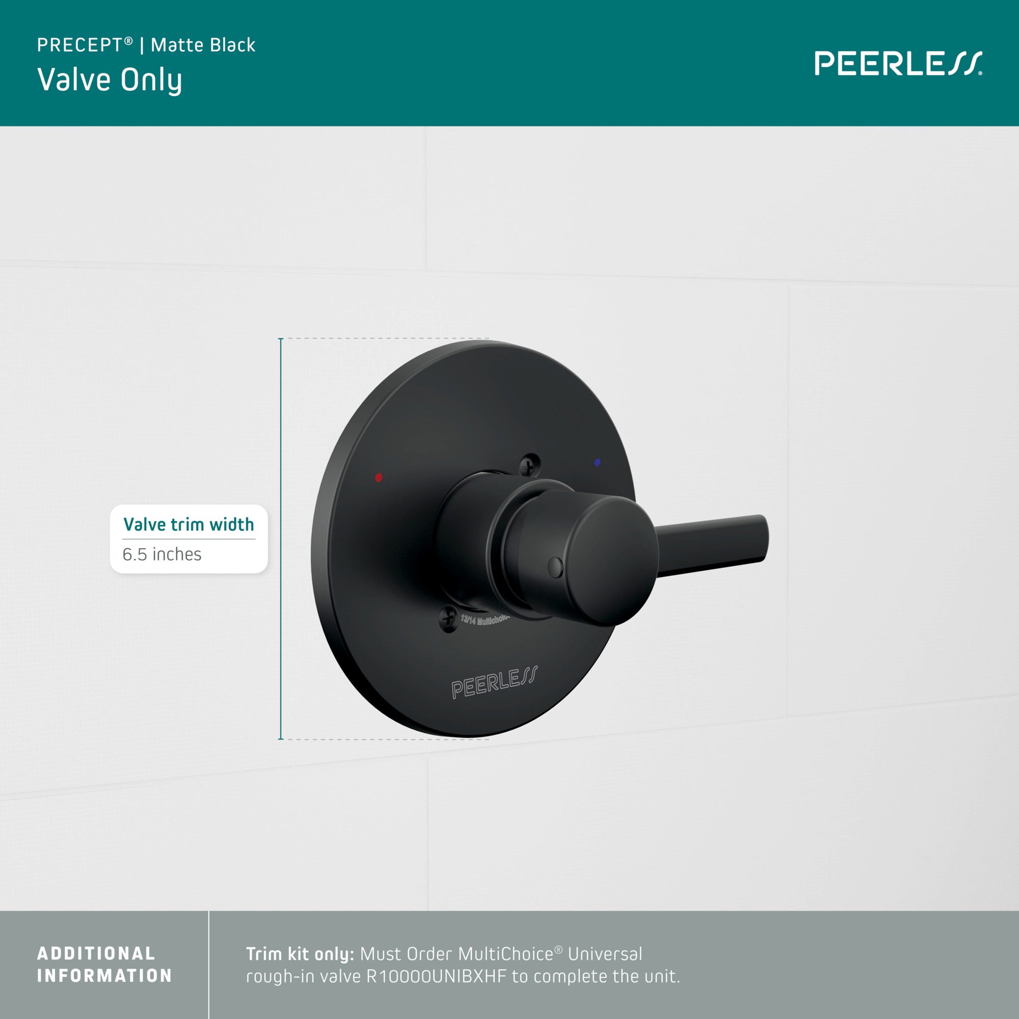 Peerless Precept® Valve only trim