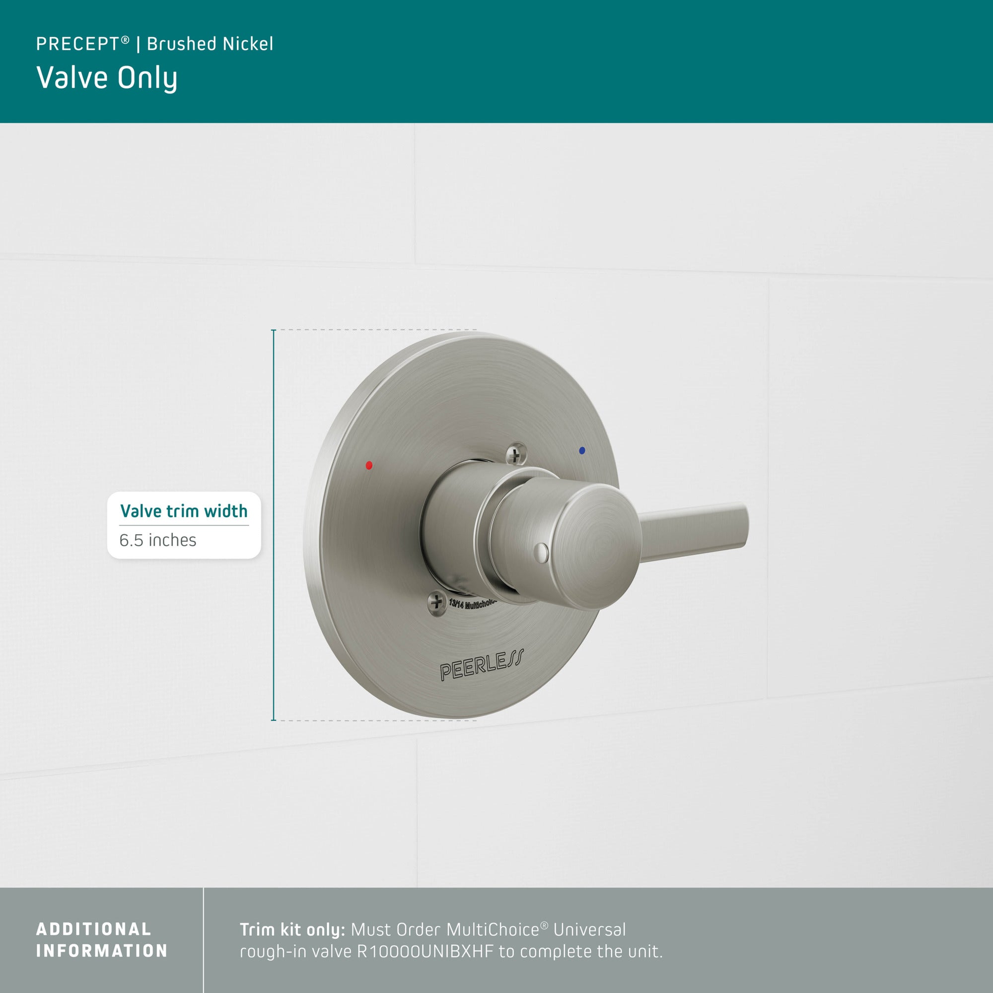 Peerless Precept® Valve only trim