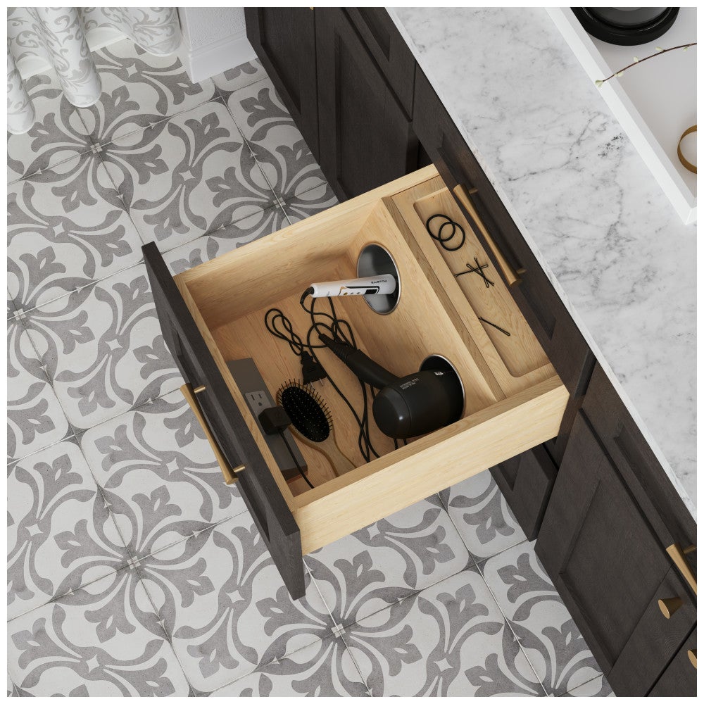 Hardware Resources 15" Powered Vanity Drawer
