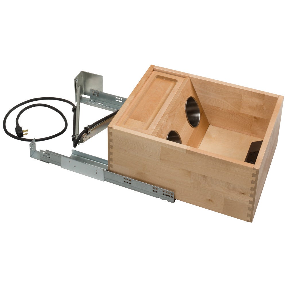 Hardware Resources 15" Powered Vanity Drawer