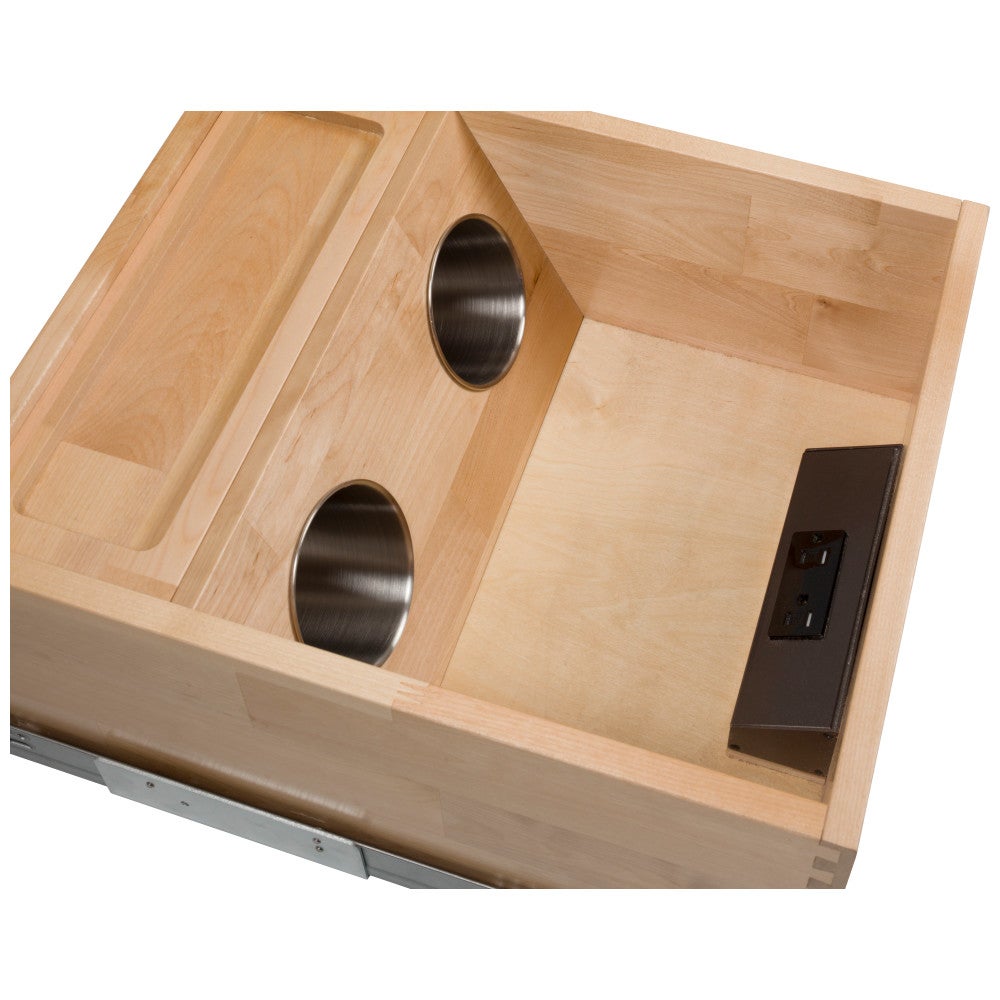 Hardware Resources 15" Powered Vanity Drawer