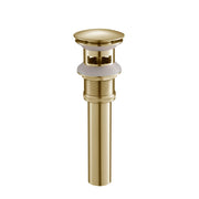 Pop Up Drain Stopper for Bathroom with Overflow - Full Cover