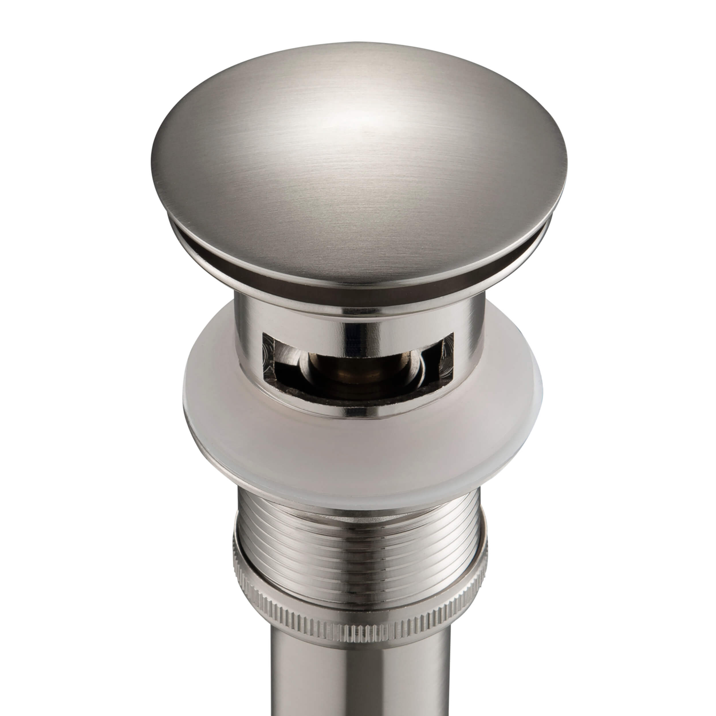Pop Up Drain Stopper for Bathroom with Overflow - Full Cover