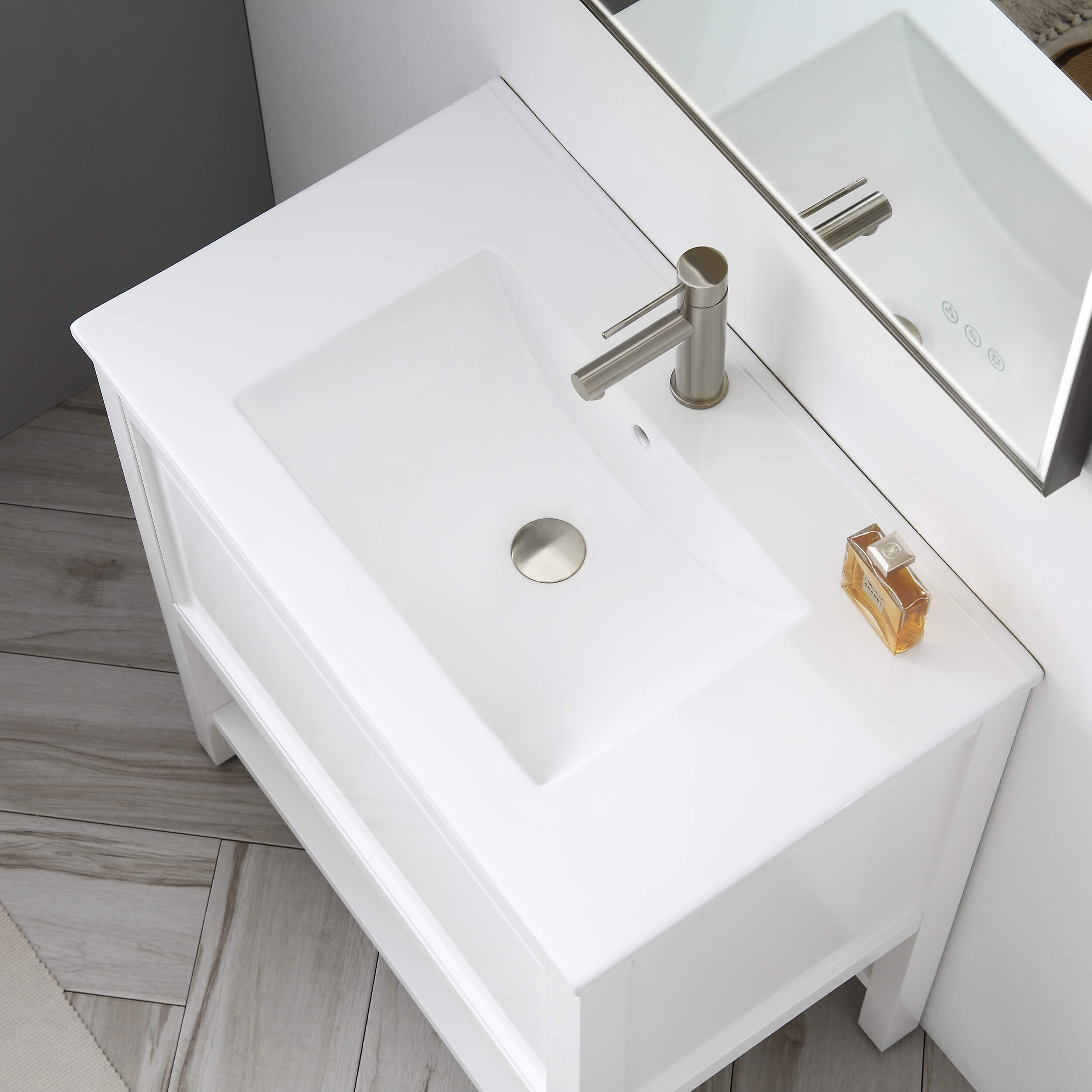 Pop Up Drain Stopper for Bathroom with Overflow - Full Cover