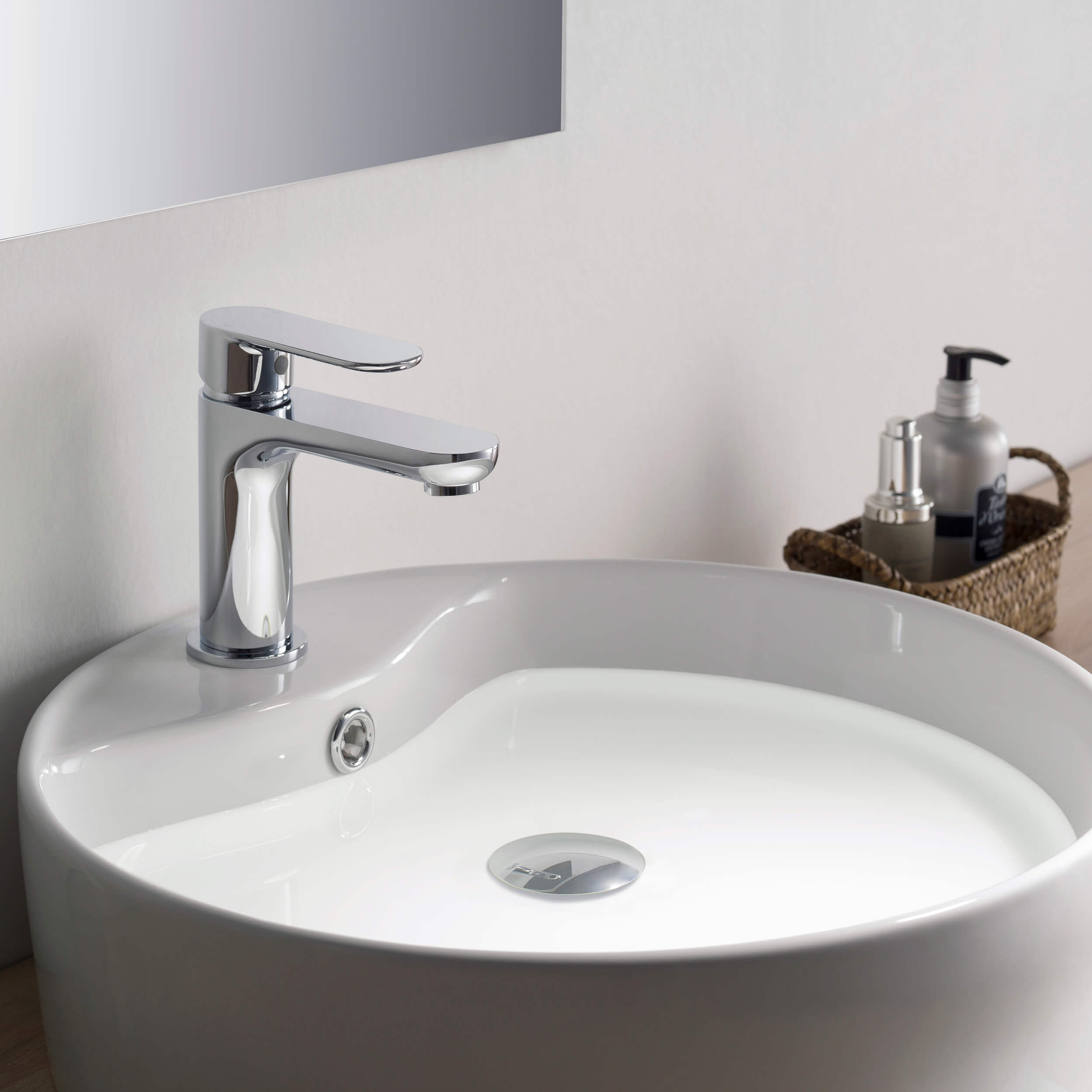 Pop Up Drain Stopper for Bathroom with Overflow - Full Cover