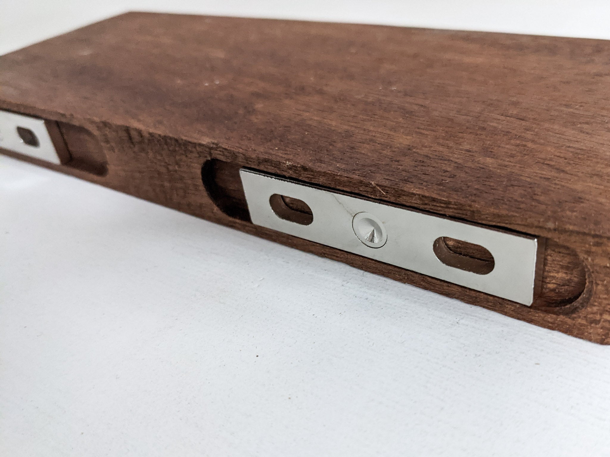 Vinyl Record Floating Shelf in Oak