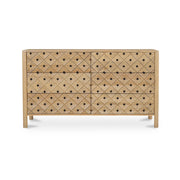 Moes Fulton 6 Drawer Dresser Natural PZ-1011-24