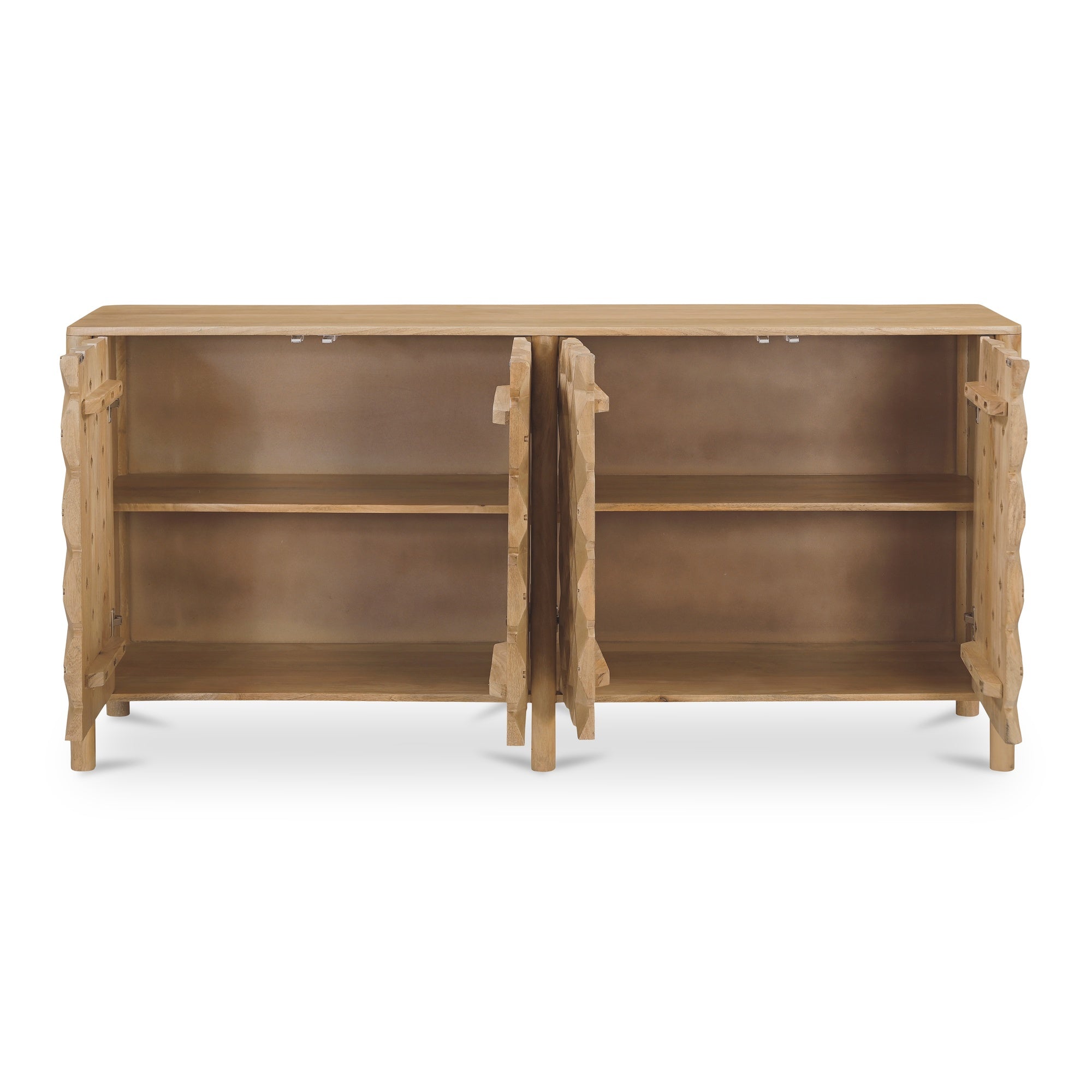 Moes Fulton 4 Door Sideboard Natural PZ-1012-24