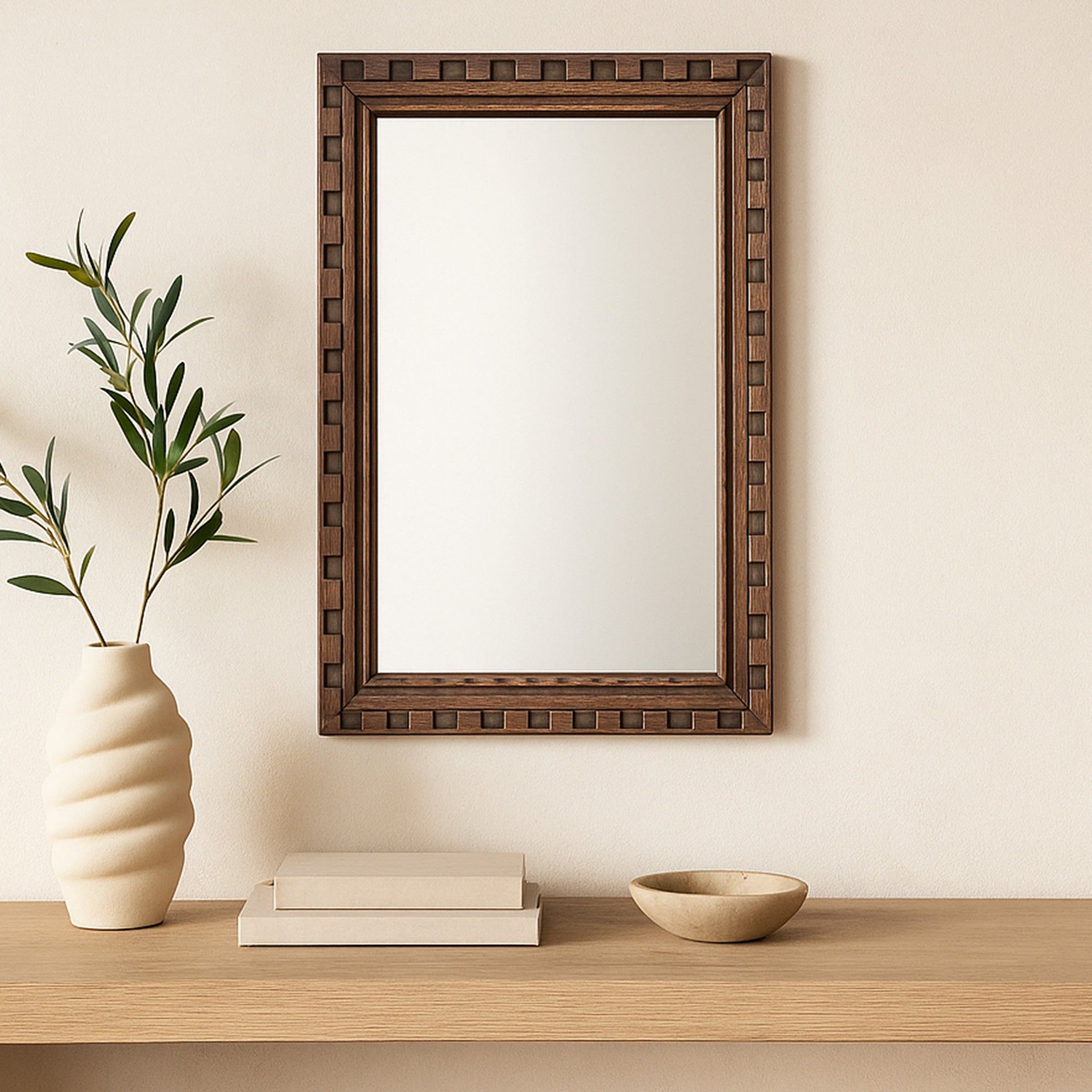 Moes Holland Mirror Large Brown PZ-1016-03