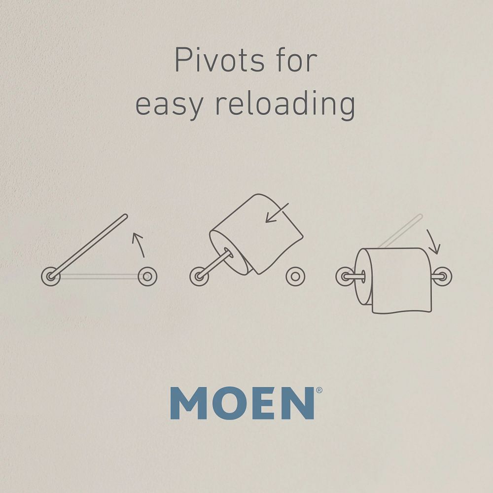 Align Pivoting Toilet Paper Holder