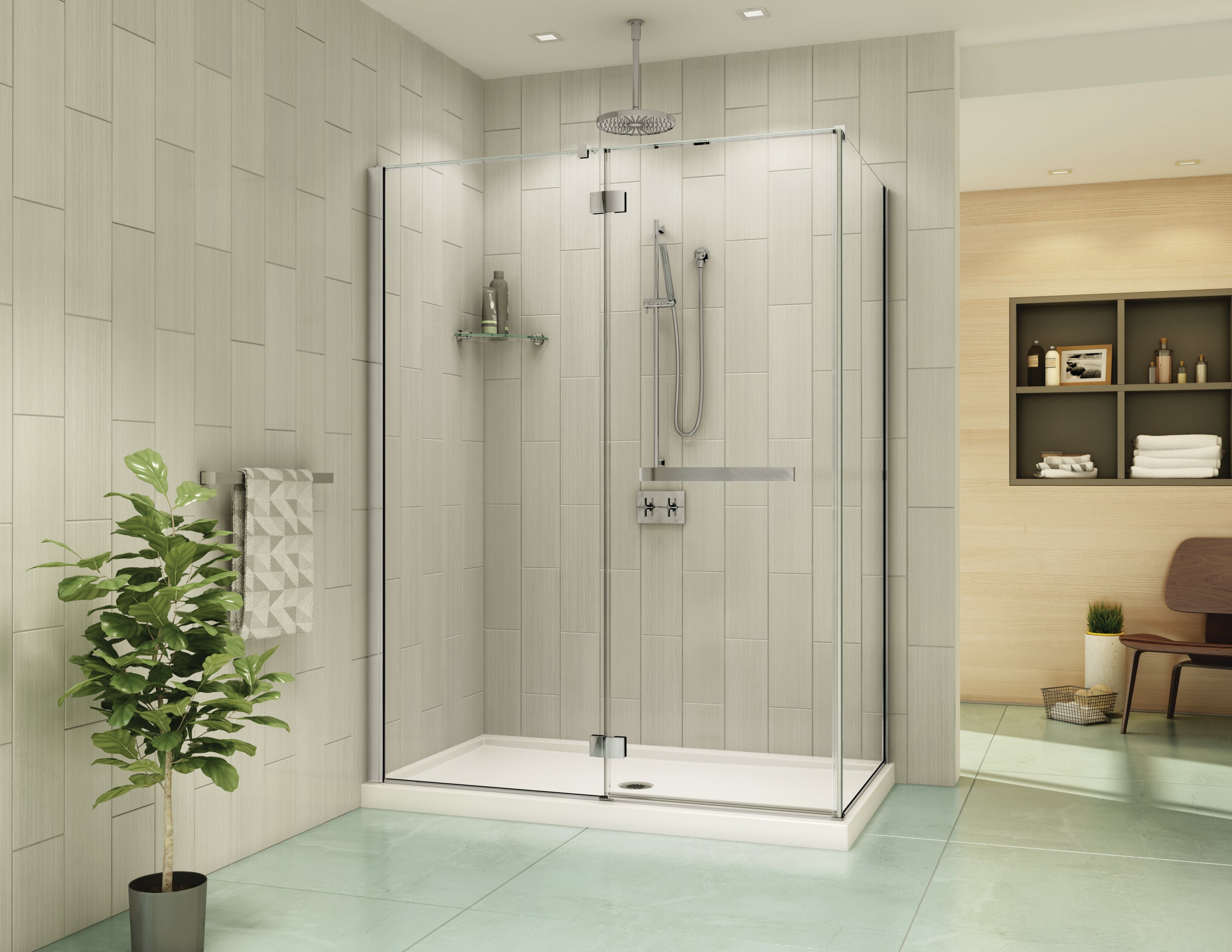 Pura 2 sided Shower Door