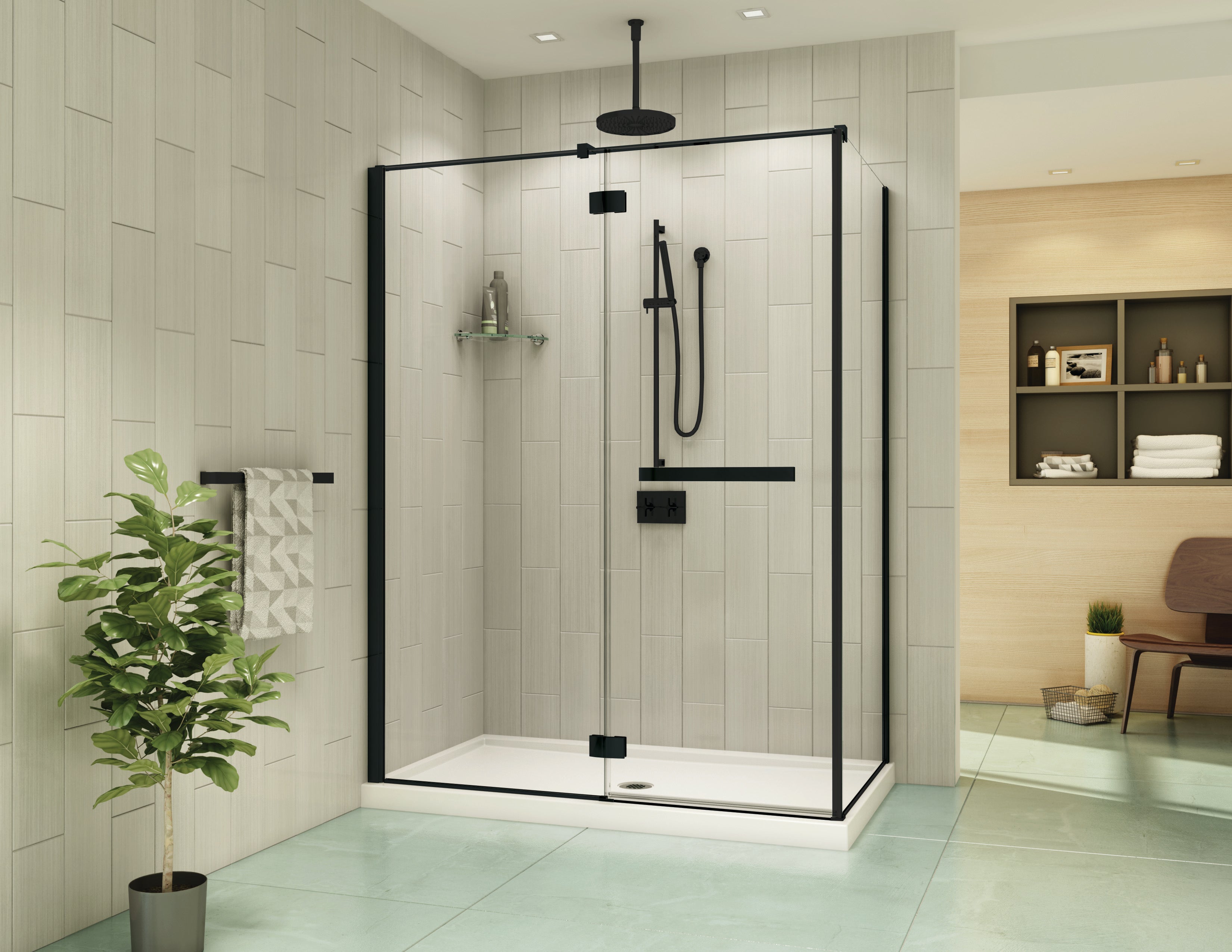 Pura 2 sided Shower Door