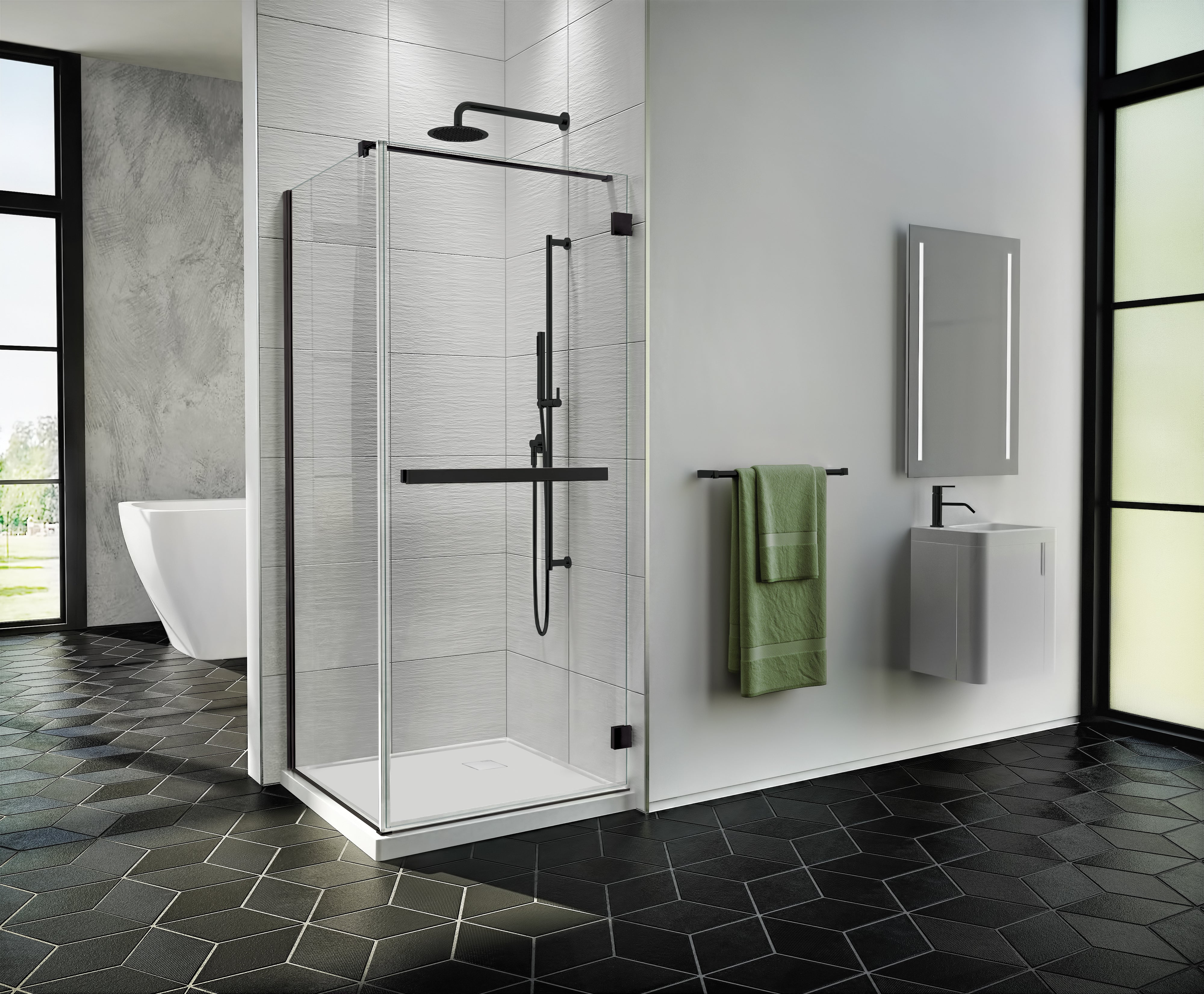 Pura Cube Shower Door
