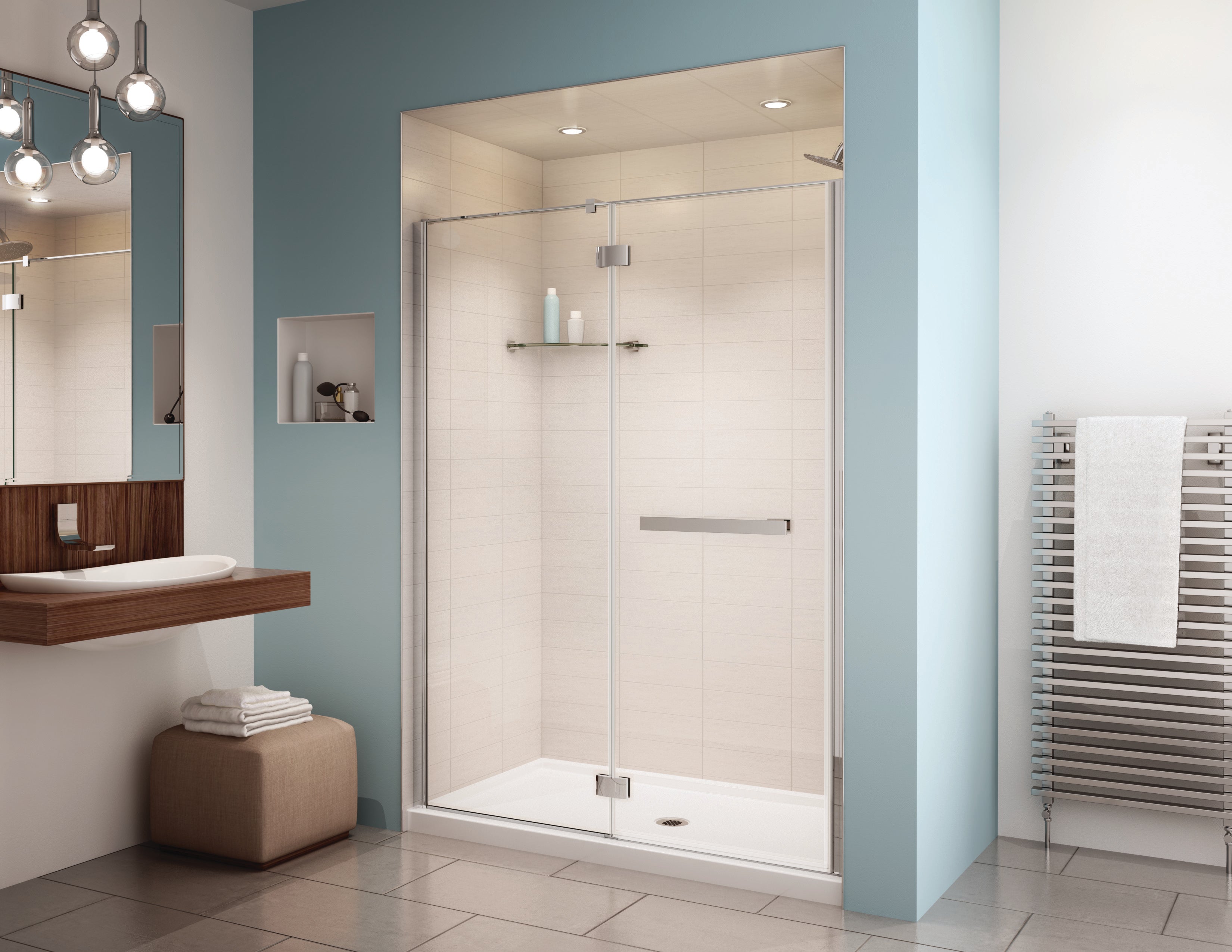 Pura In-line Shower Door