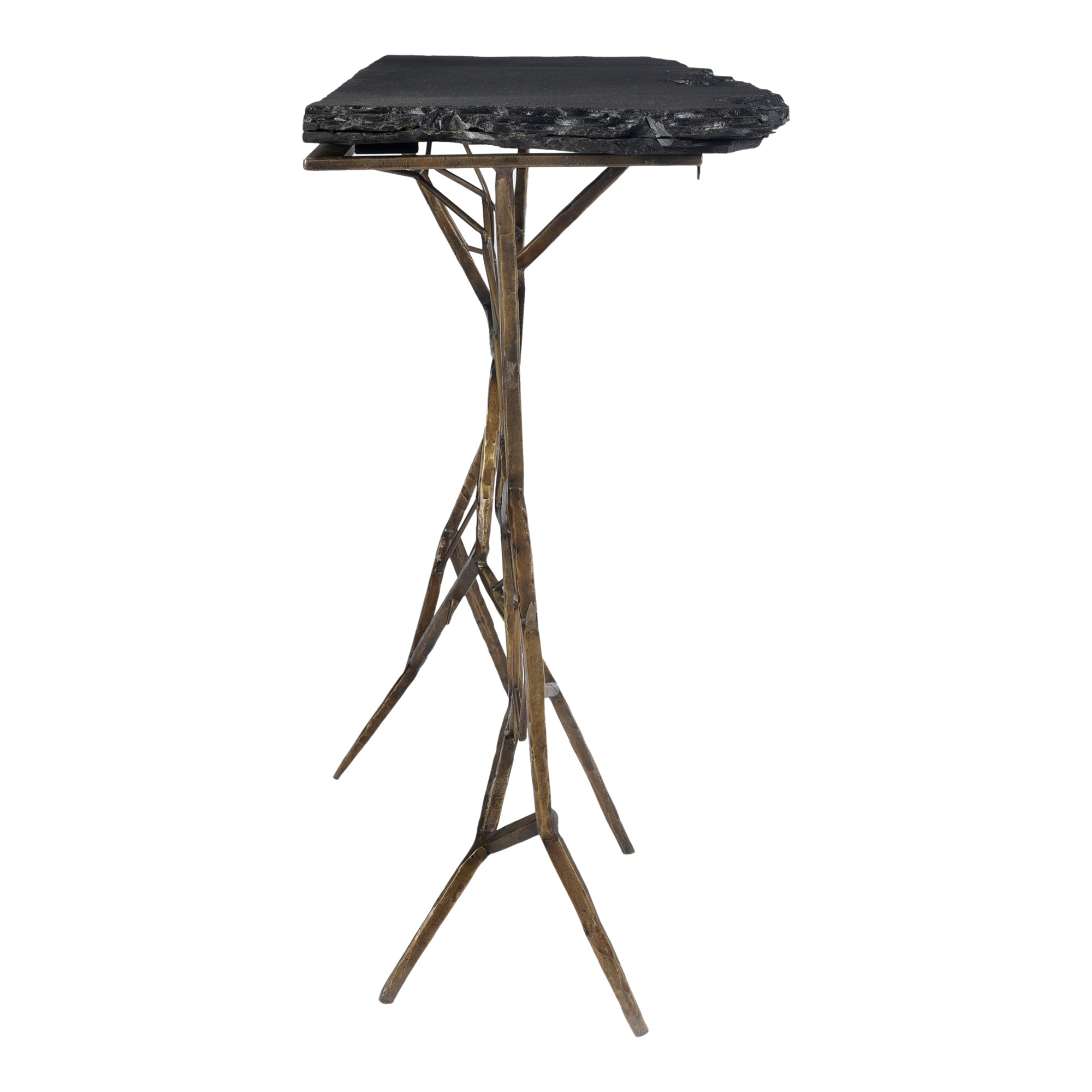 Moes Nate Slate Console Table Dark Grey QJ-1010-25-0