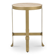Moes Holli Side Table Travertine QJ-1026-34