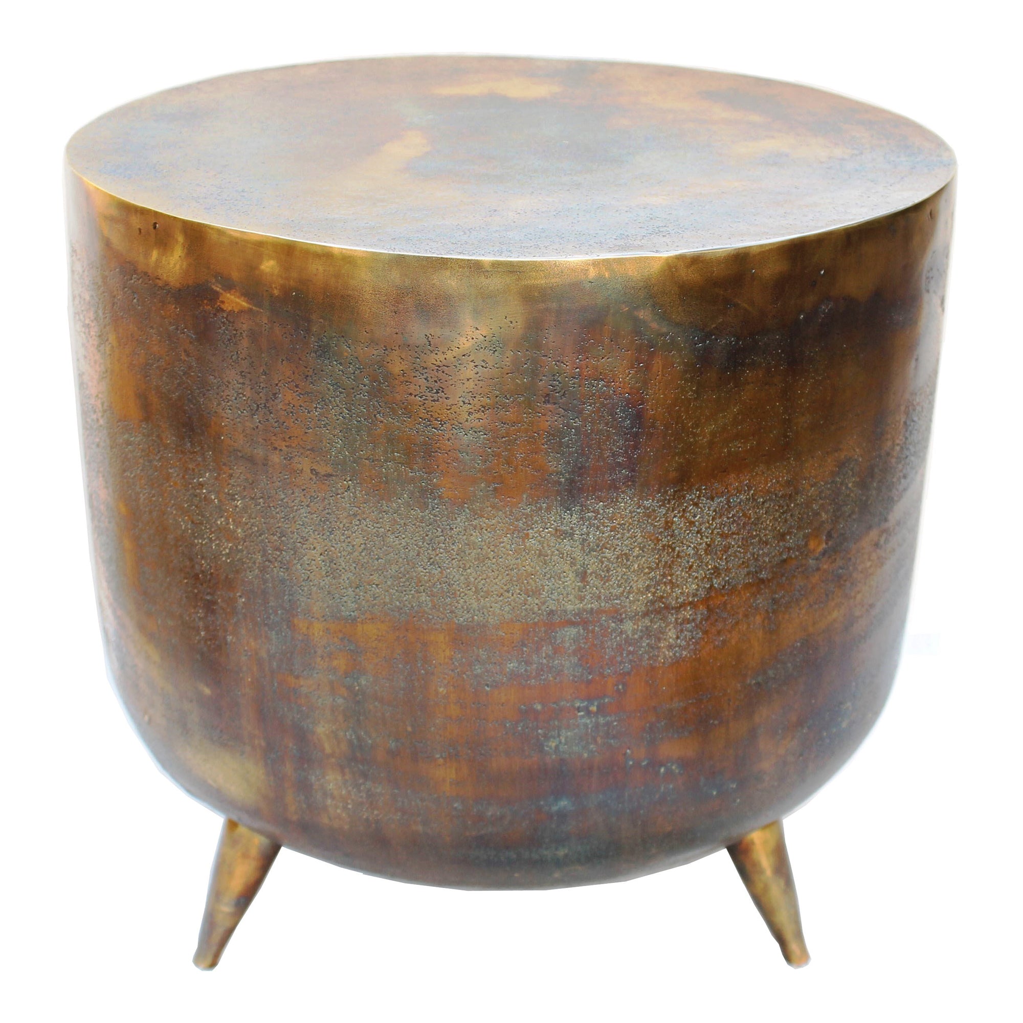 Moes Kettel Accent Table Brass QK-1001-43