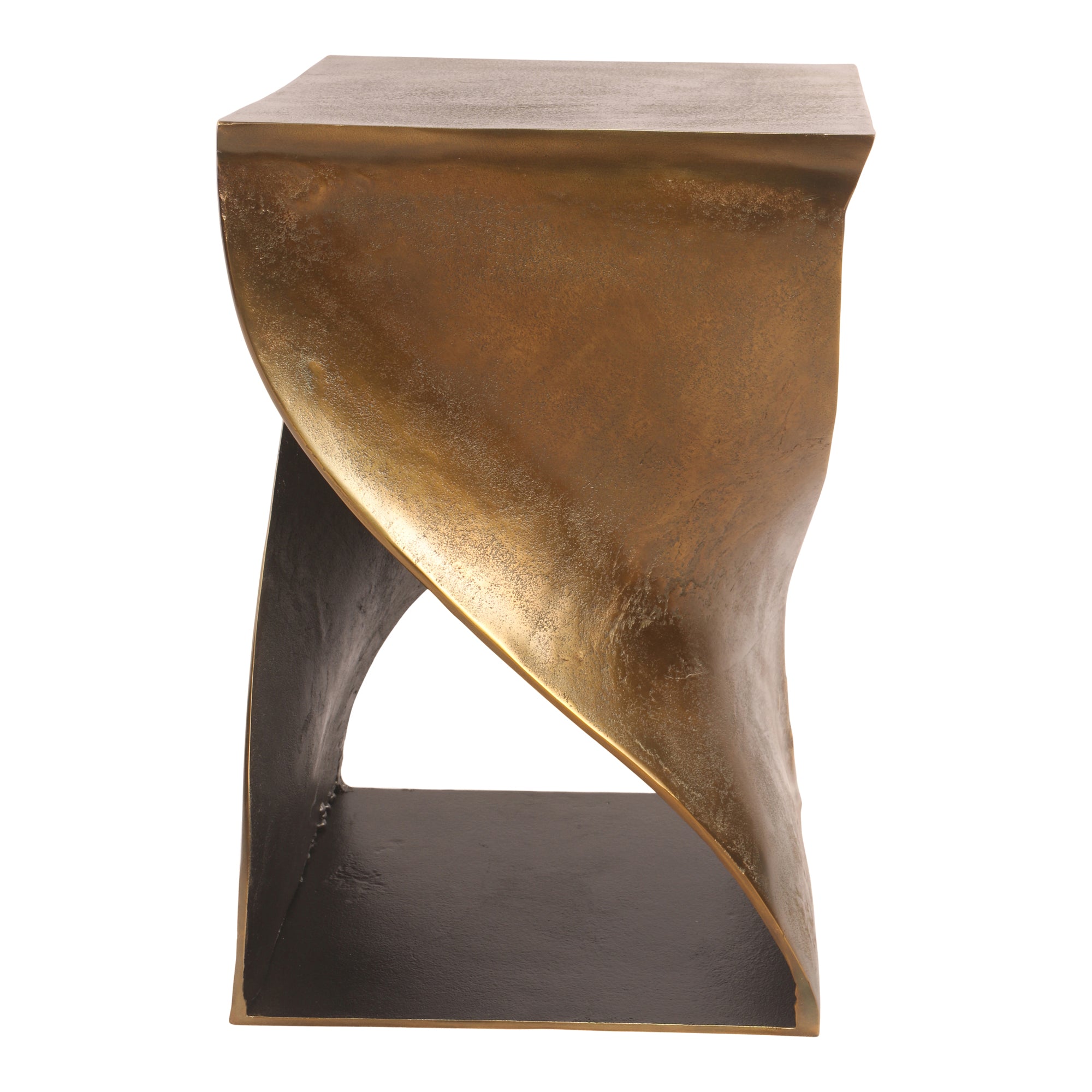 Moes Twist Accent Table Brass QK-1008-01