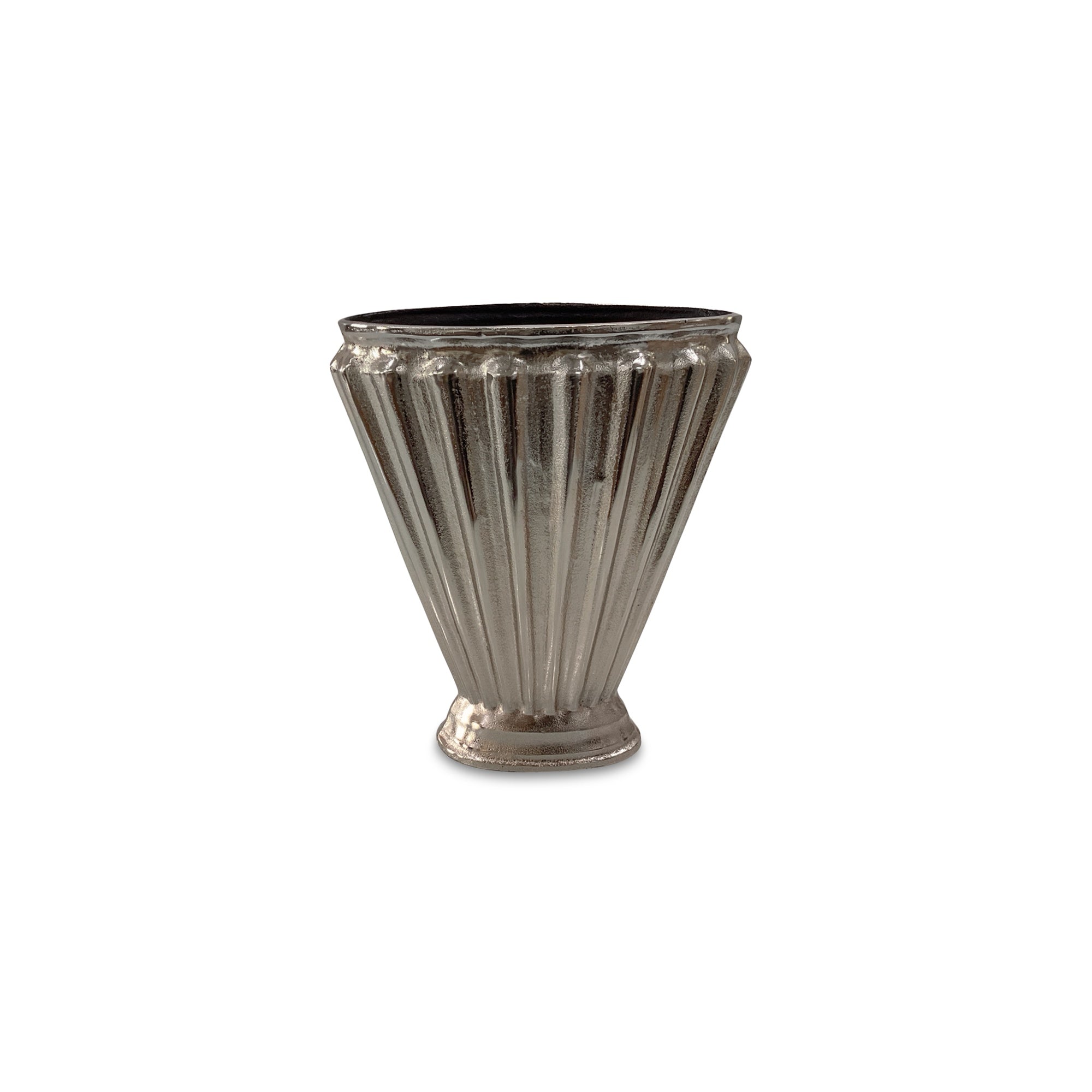 Moes Jade Vase Aged Pewter Cast Aluminum QK-1036-07
