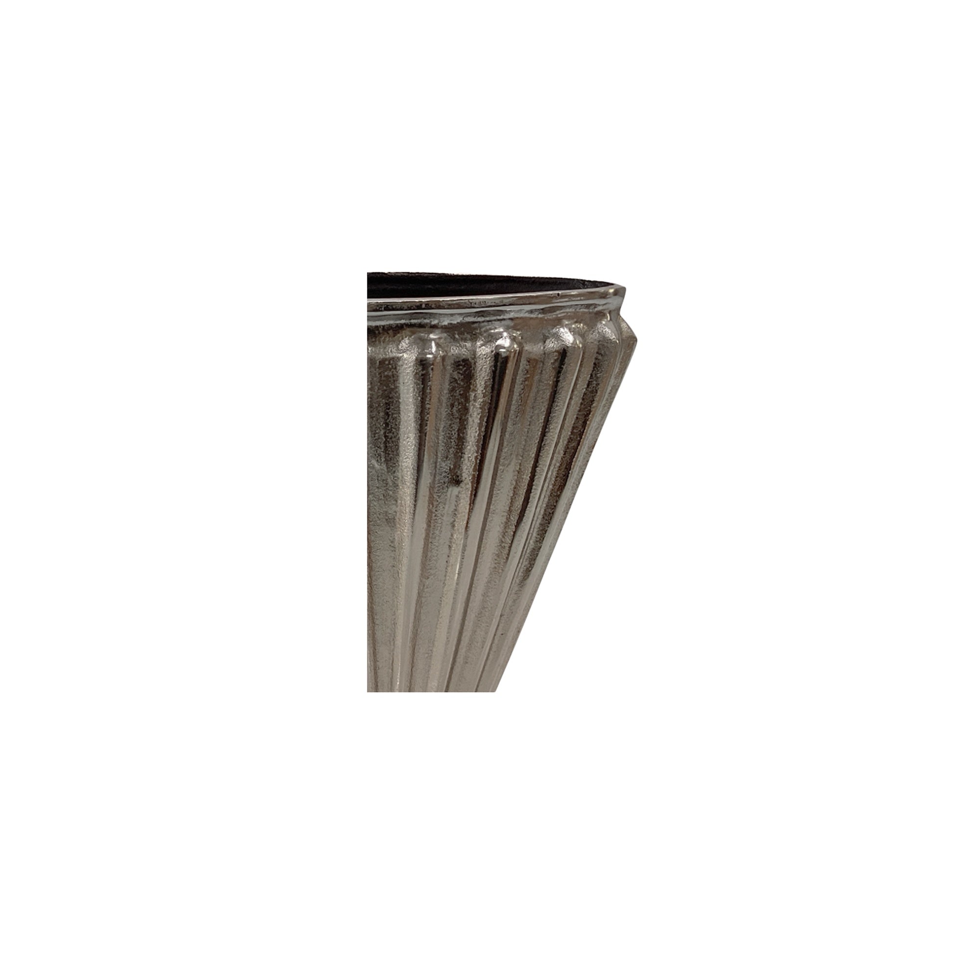 Moes Jade Vase Aged Pewter Cast Aluminum QK-1036-07