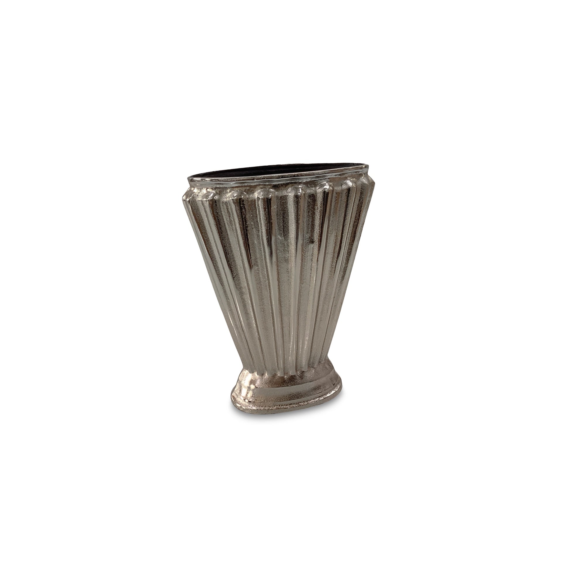 Moes Jade Vase Aged Pewter Cast Aluminum QK-1036-07