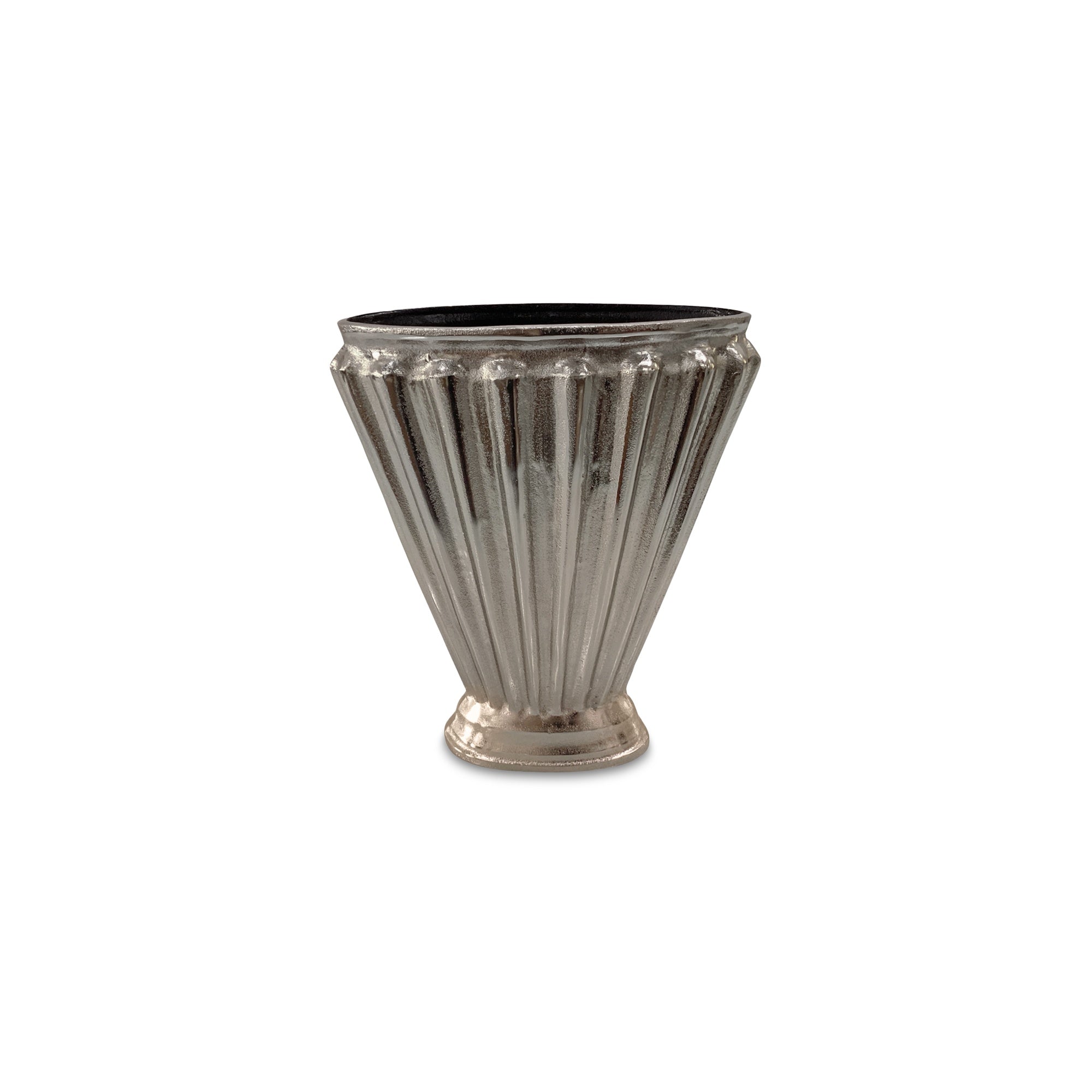Moes Jade Vase Aged Pewter Cast Aluminum QK-1036-07