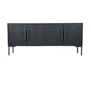 Moes Fishbone Sideboard Black QM-1003-02