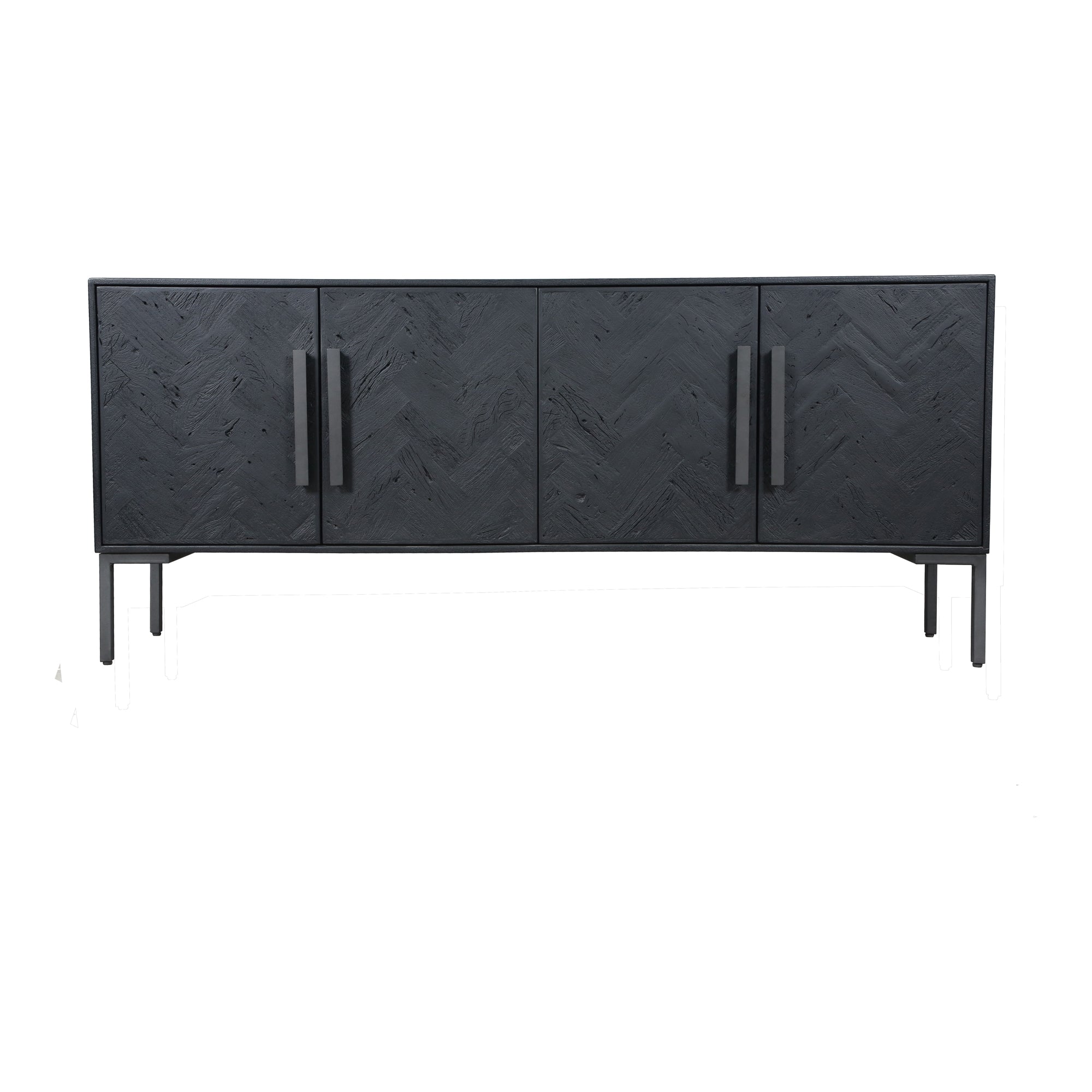Moes Fishbone Sideboard Black QM-1003-02