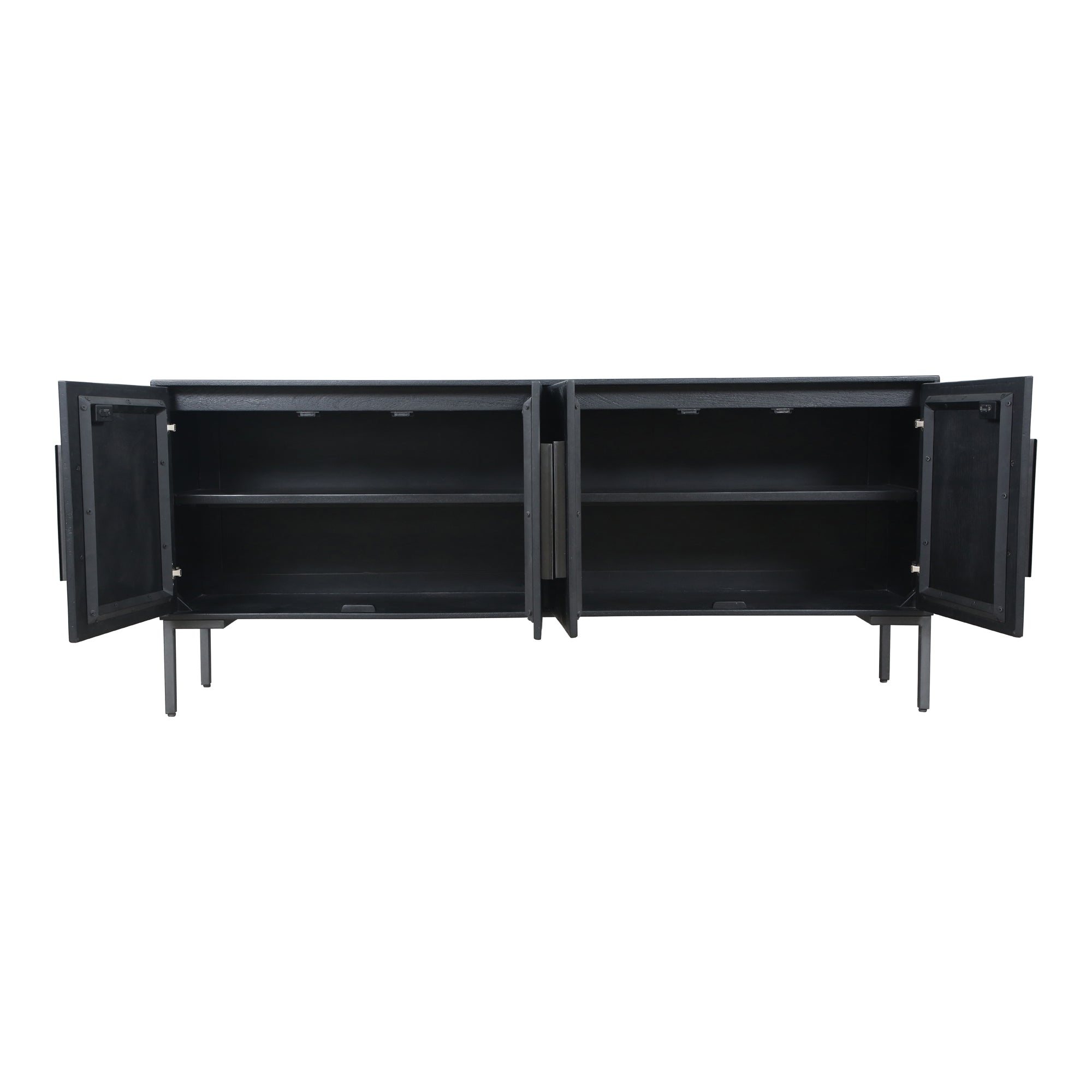 Moes Fishbone Sideboard Black QM-1003-02