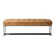Moes Wyatt Leather Bench Tan QN-1002-40