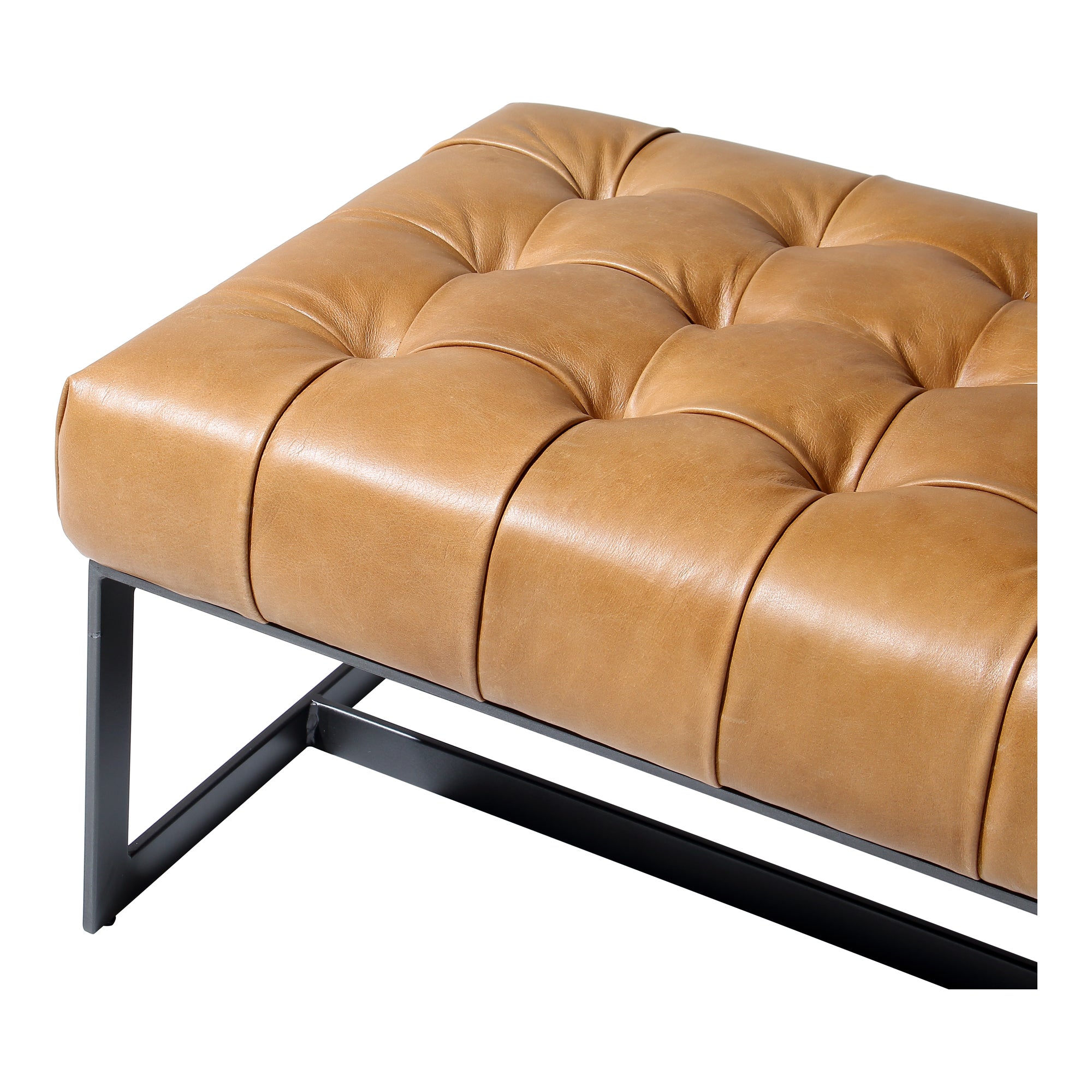 Moes Wyatt Leather Bench Tan QN-1002-40