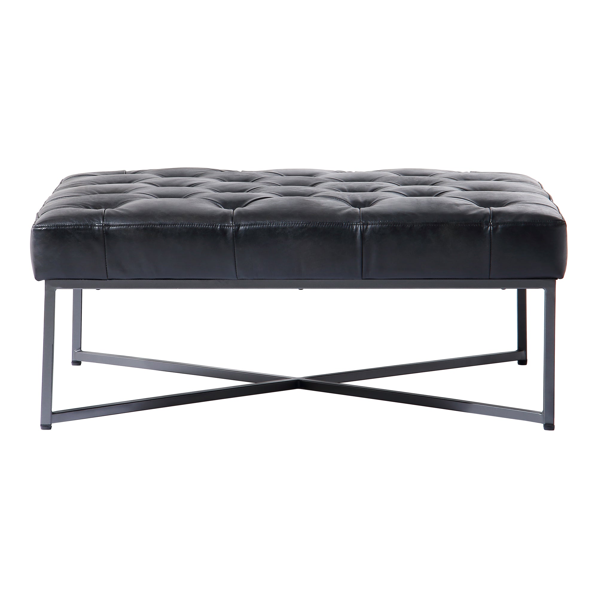 Moes Thad Ottoman Black QN-1029-02