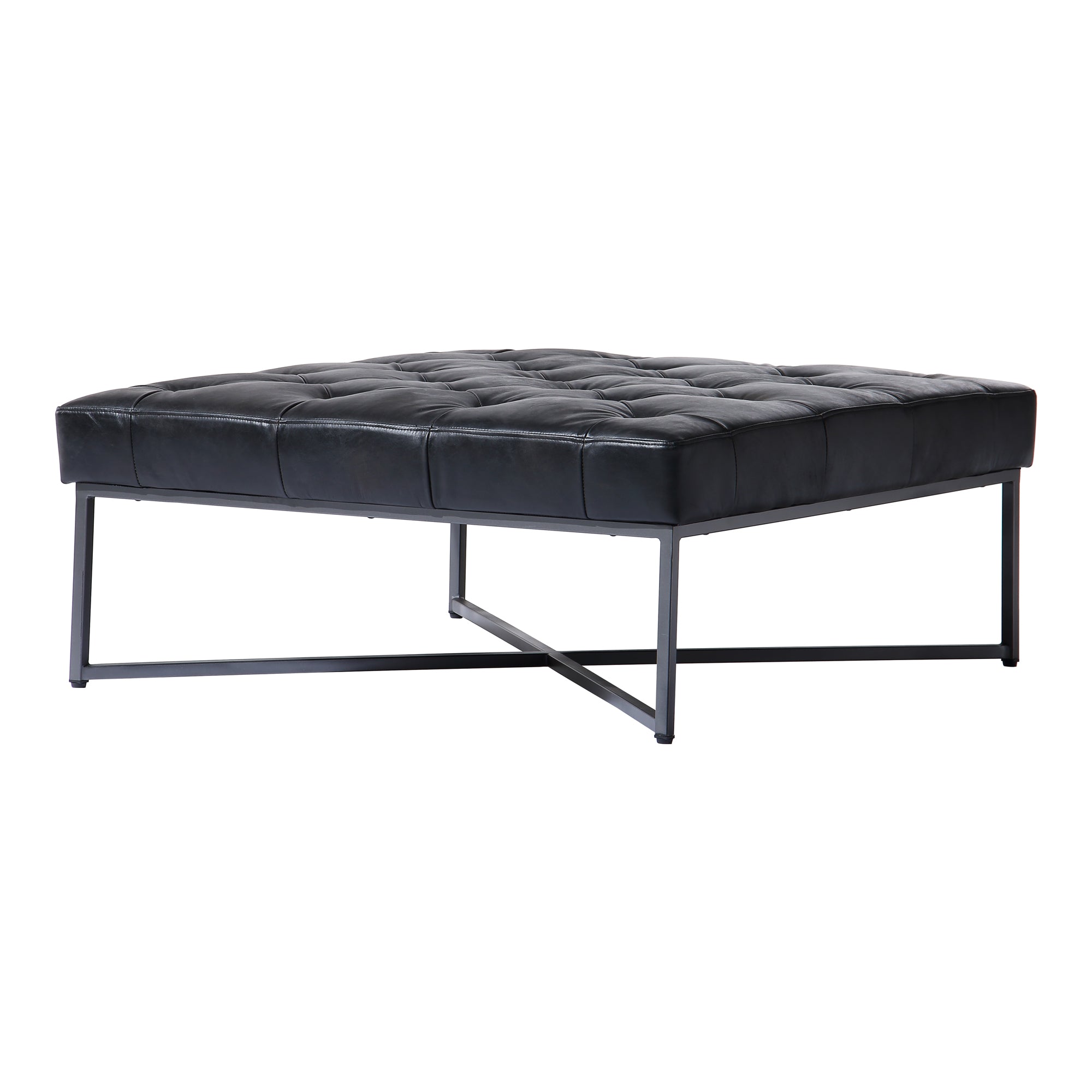 Moes Thad Ottoman Black QN-1029-02