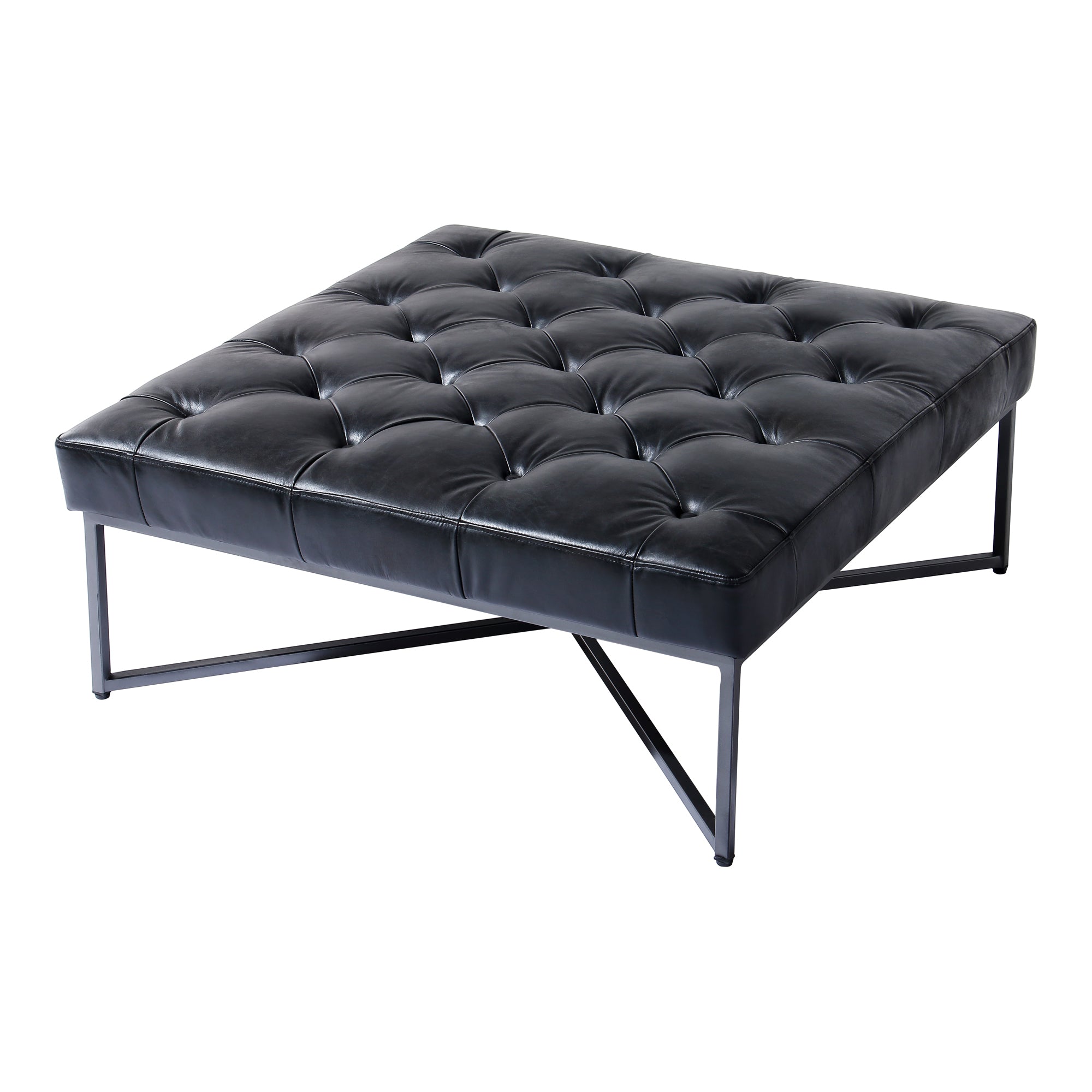 Moes Thad Ottoman Black QN-1029-02