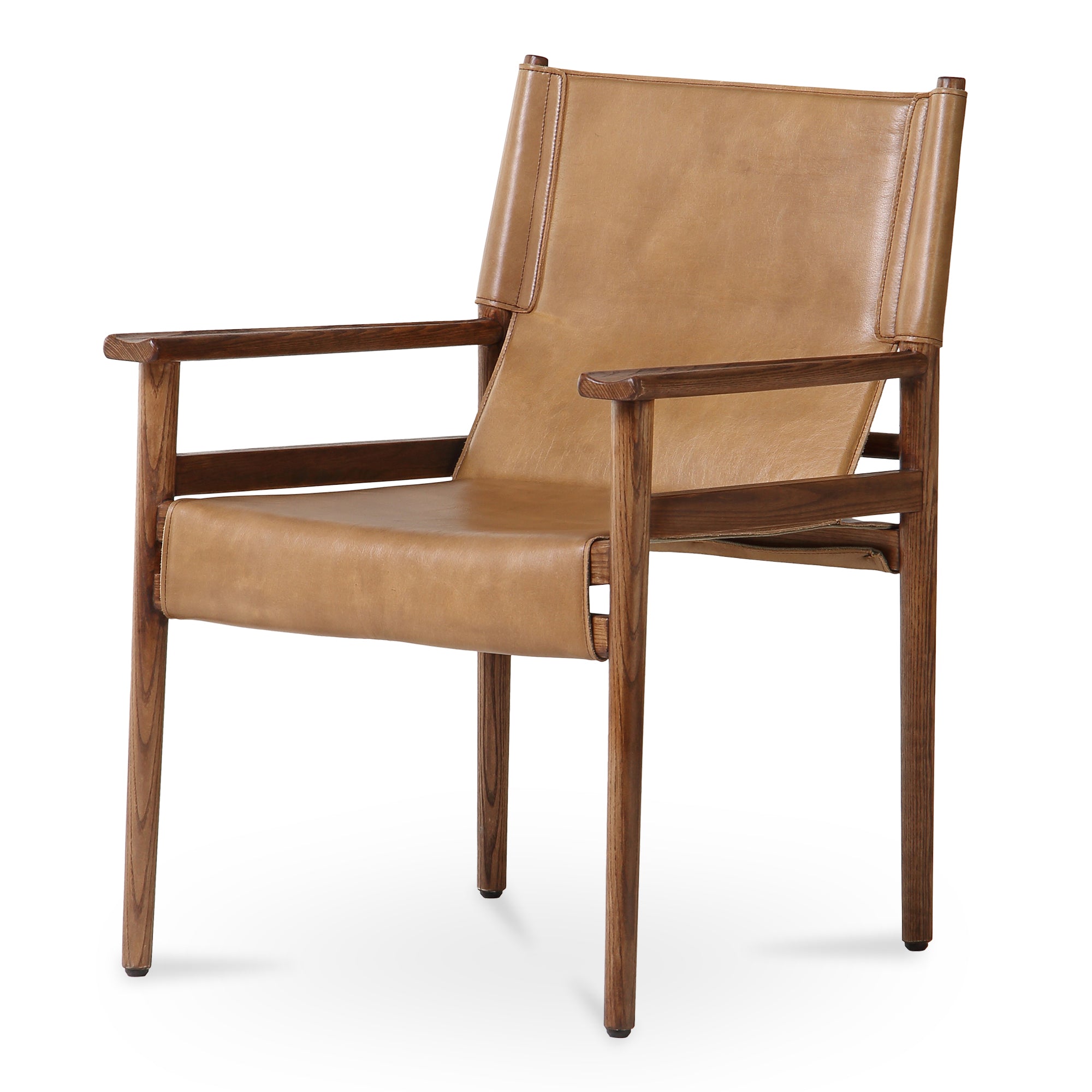 Moes Remy Arm Chair Tan Leather QN-1030-03
