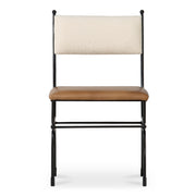 Moes Posta Dining Chair Brown Leather QN-1034-37