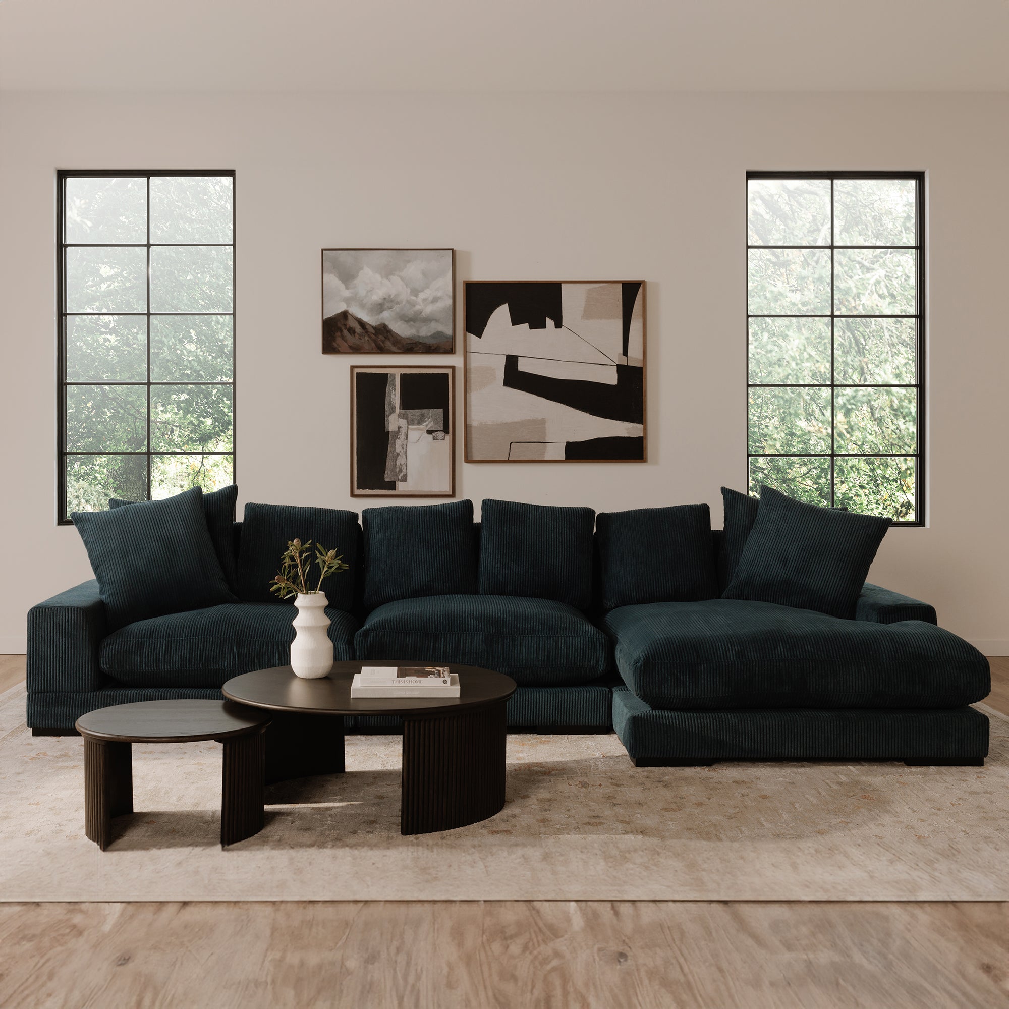 Moes Penny Small Coffee Table Dark Brown QO-1011-20