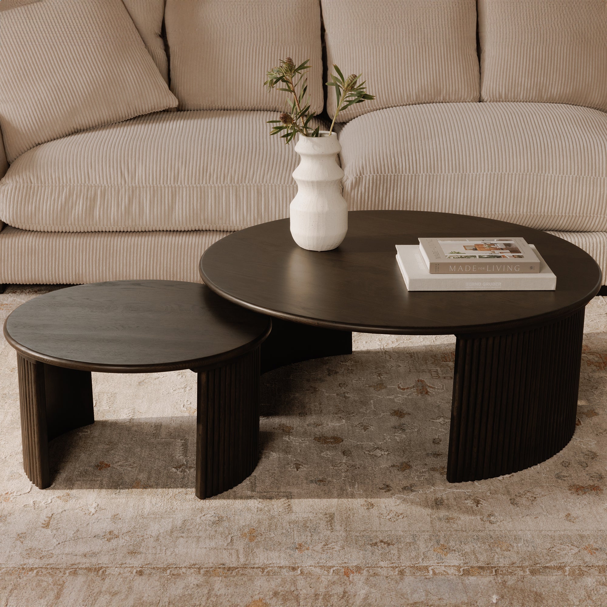 Moes Penny Small Coffee Table Dark Brown QO-1011-20